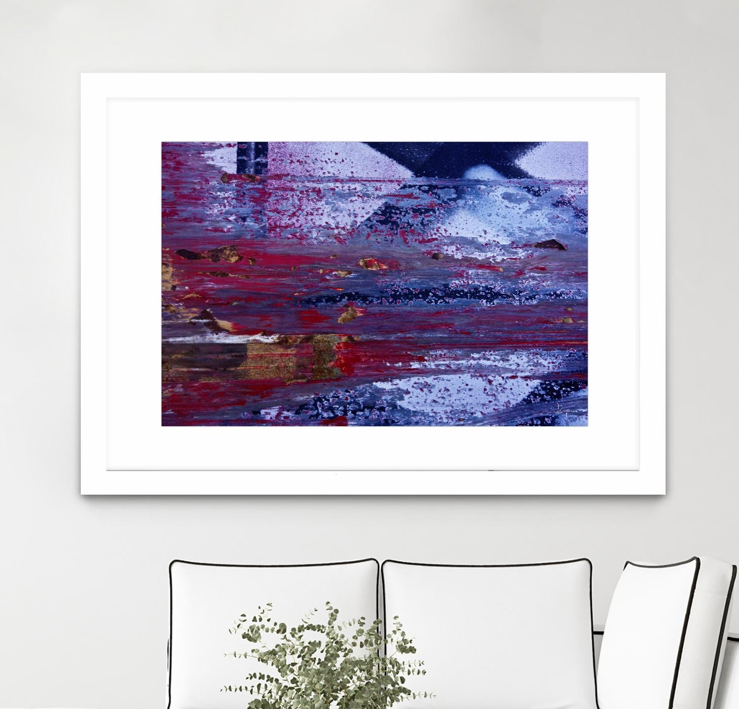 We Meet Halfway II by Jean-François Dupuis on GIANT ART - purple abstract