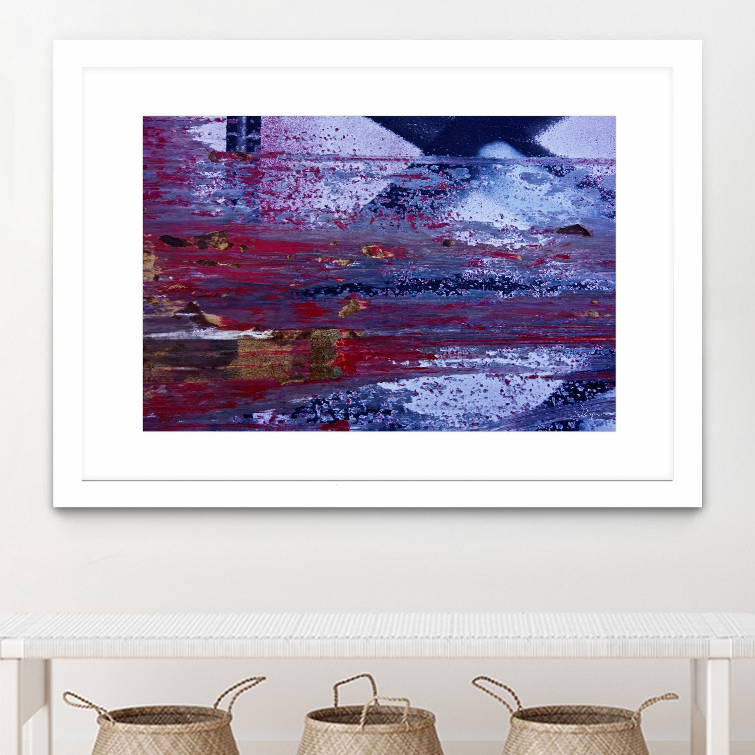 We Meet Halfway II by Jean-François Dupuis on GIANT ART - purple abstract