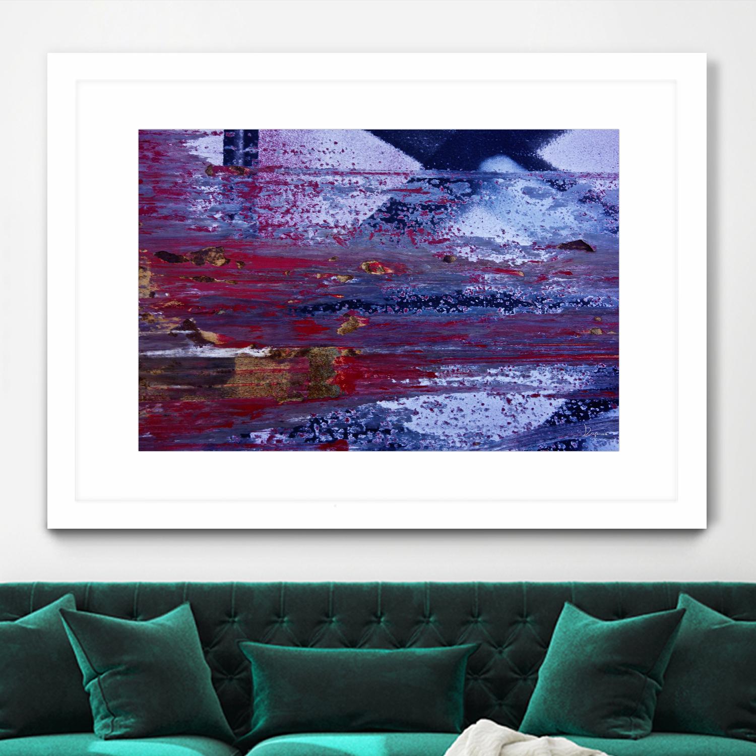 We Meet Halfway II by Jean-François Dupuis on GIANT ART - purple abstract