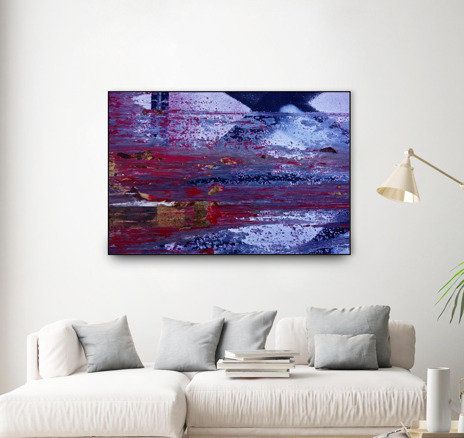We Meet Halfway II by Jean-François Dupuis on GIANT ART - purple abstract