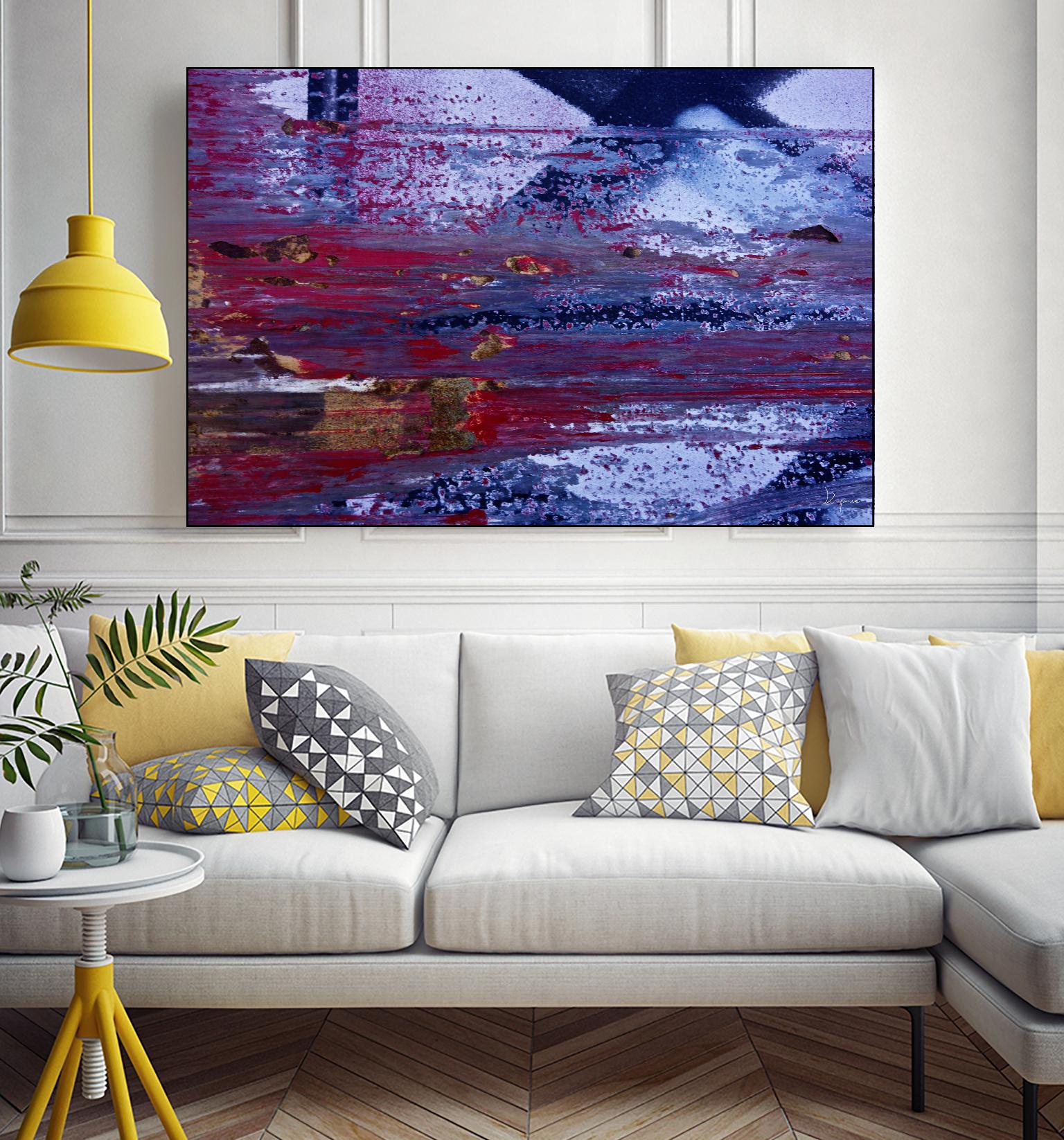 We Meet Halfway II by Jean-François Dupuis on GIANT ART - purple abstract