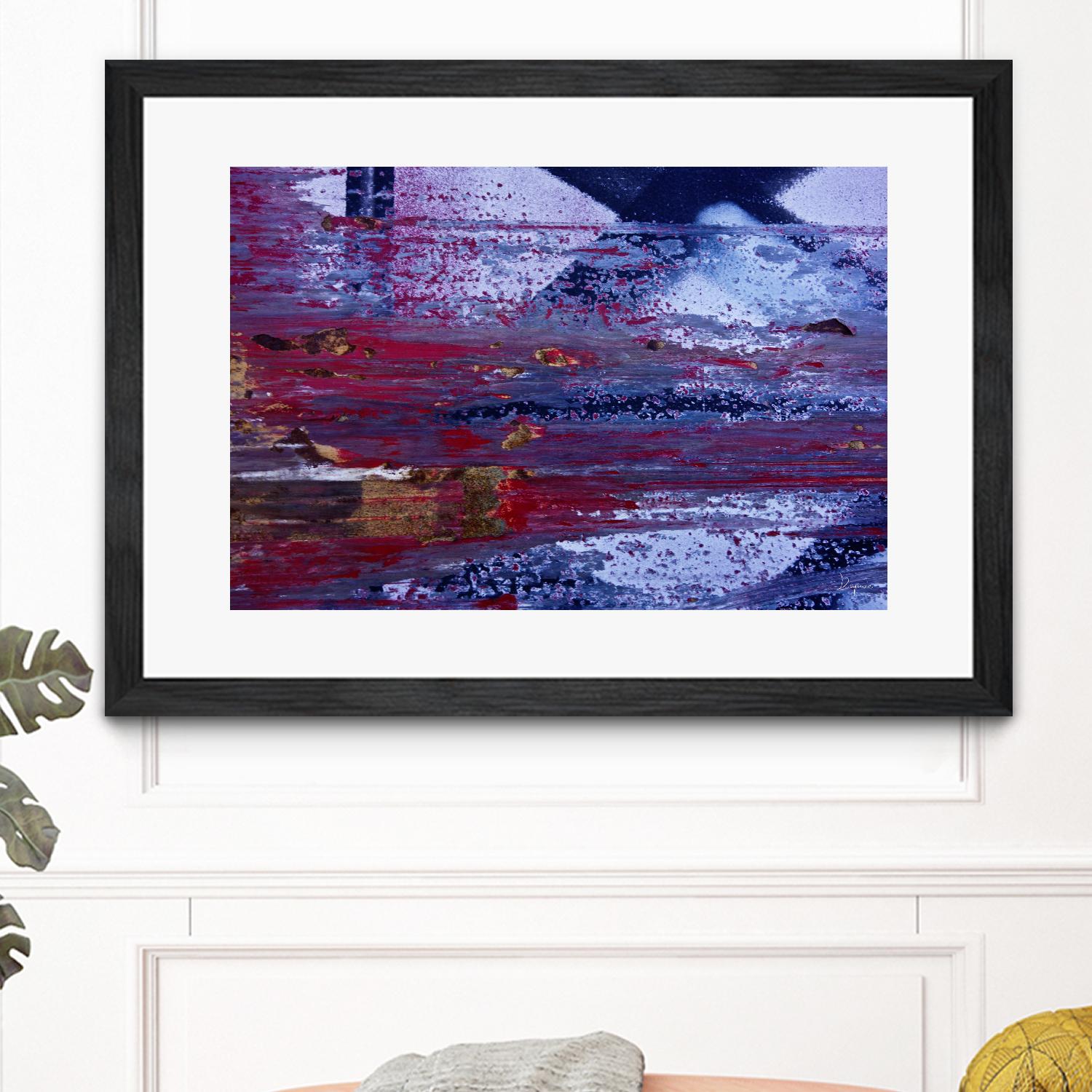 We Meet Halfway II by Jean-François Dupuis on GIANT ART - purple abstract