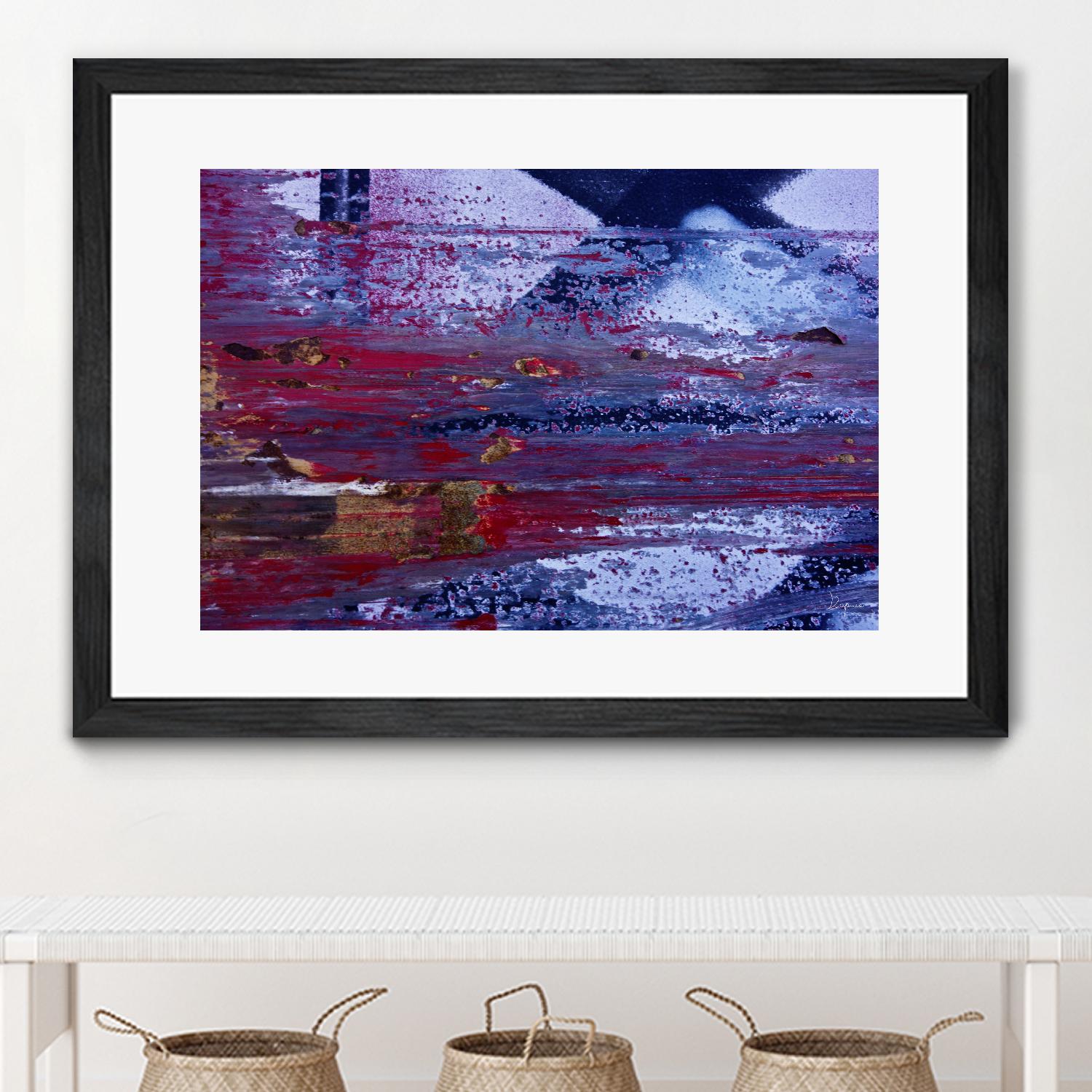 We Meet Halfway II by Jean-François Dupuis on GIANT ART - purple abstract