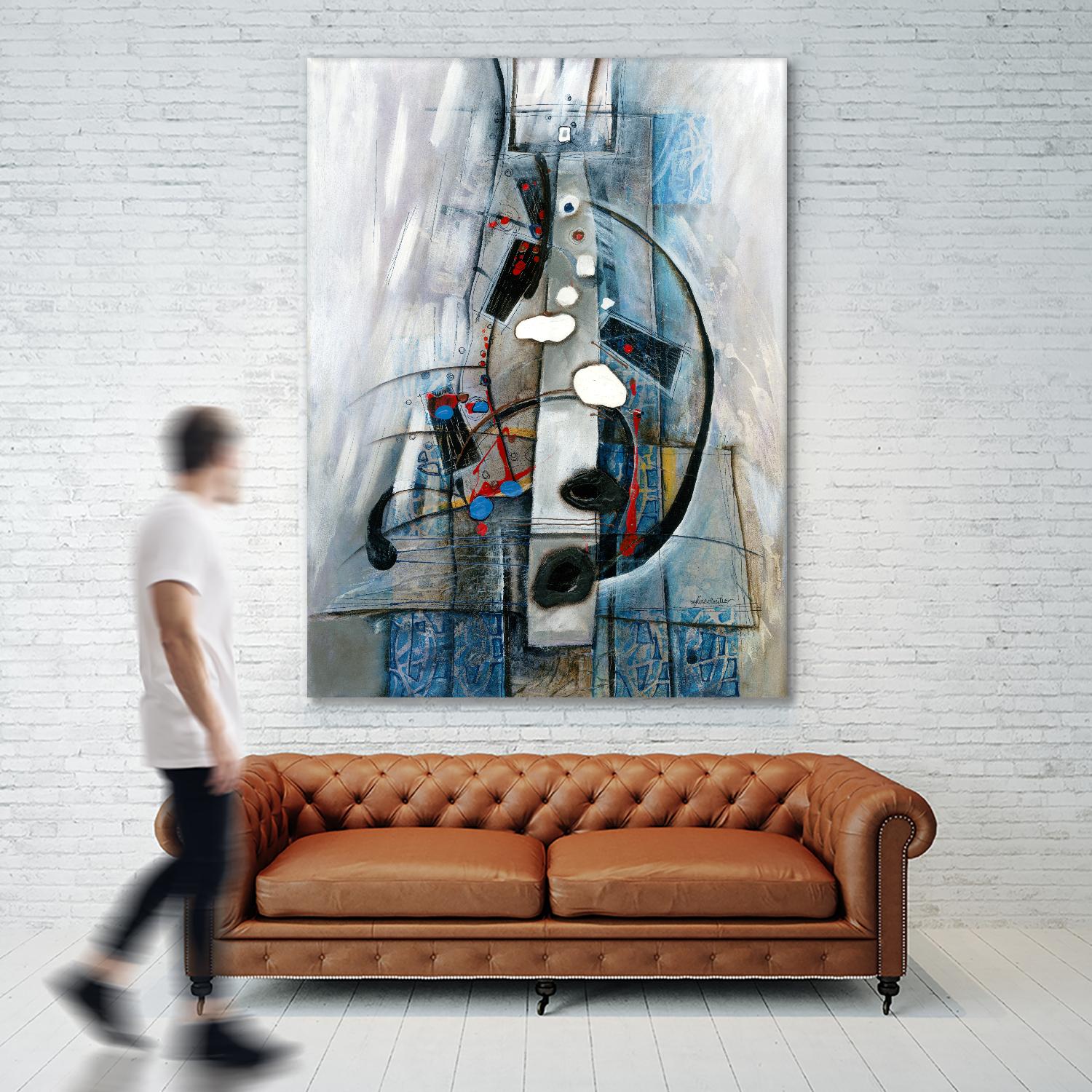 Tout de même inusité by Sylvie Cloutier on GIANT ART - black abstract