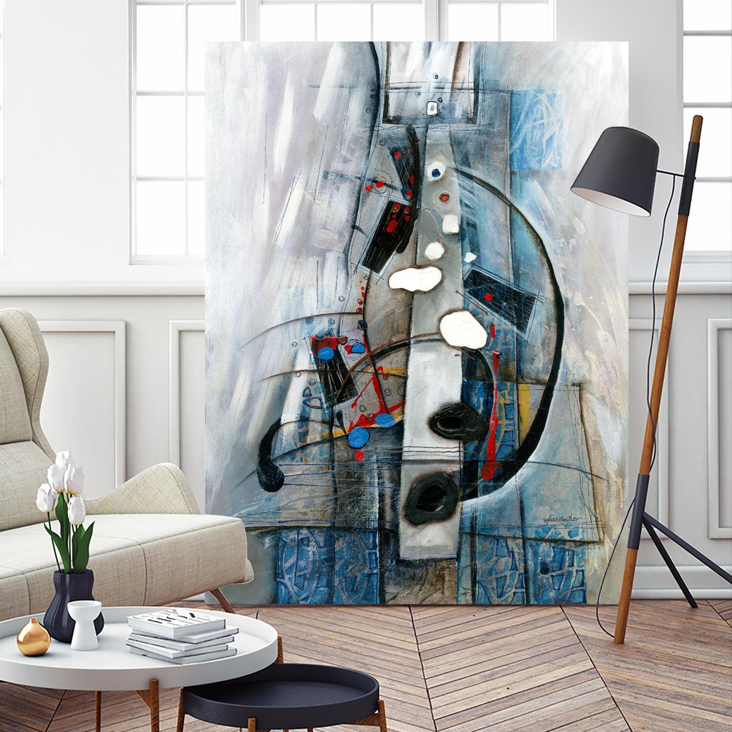 Tout de même inusité by Sylvie Cloutier on GIANT ART - black abstract