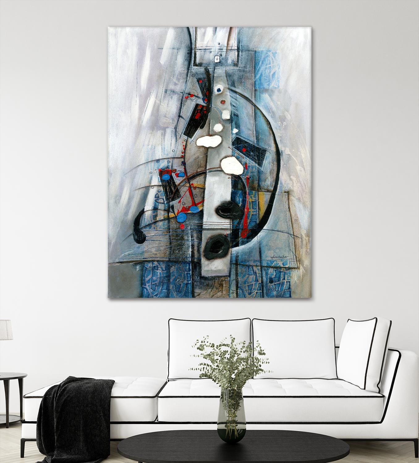 Tout de même inusité by Sylvie Cloutier on GIANT ART - black abstract