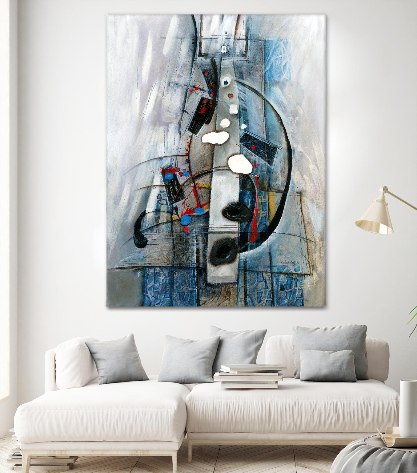 Tout de même inusité by Sylvie Cloutier on GIANT ART - black abstract