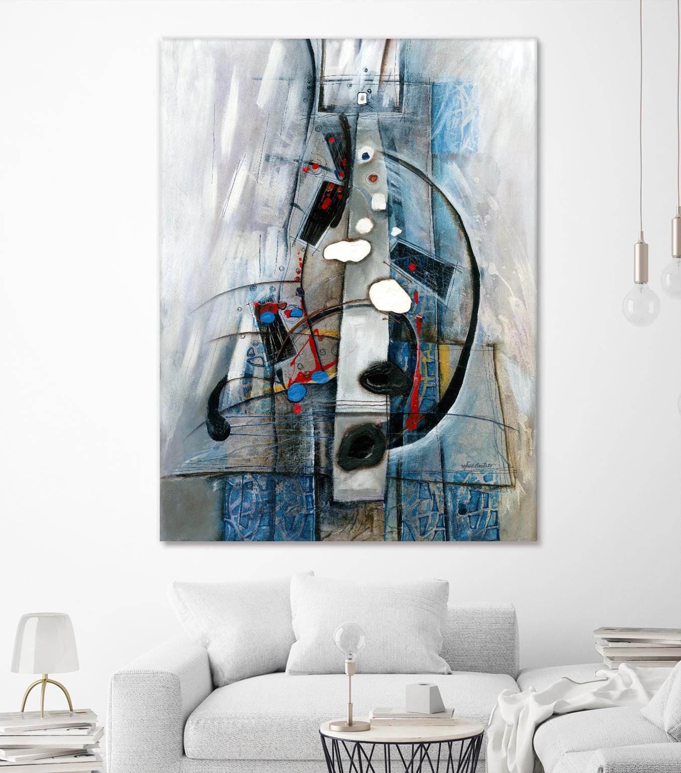 Tout de même inusité by Sylvie Cloutier on GIANT ART - black abstract