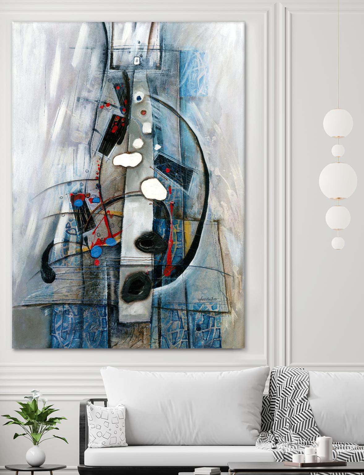 Tout de même inusité by Sylvie Cloutier on GIANT ART - black abstract