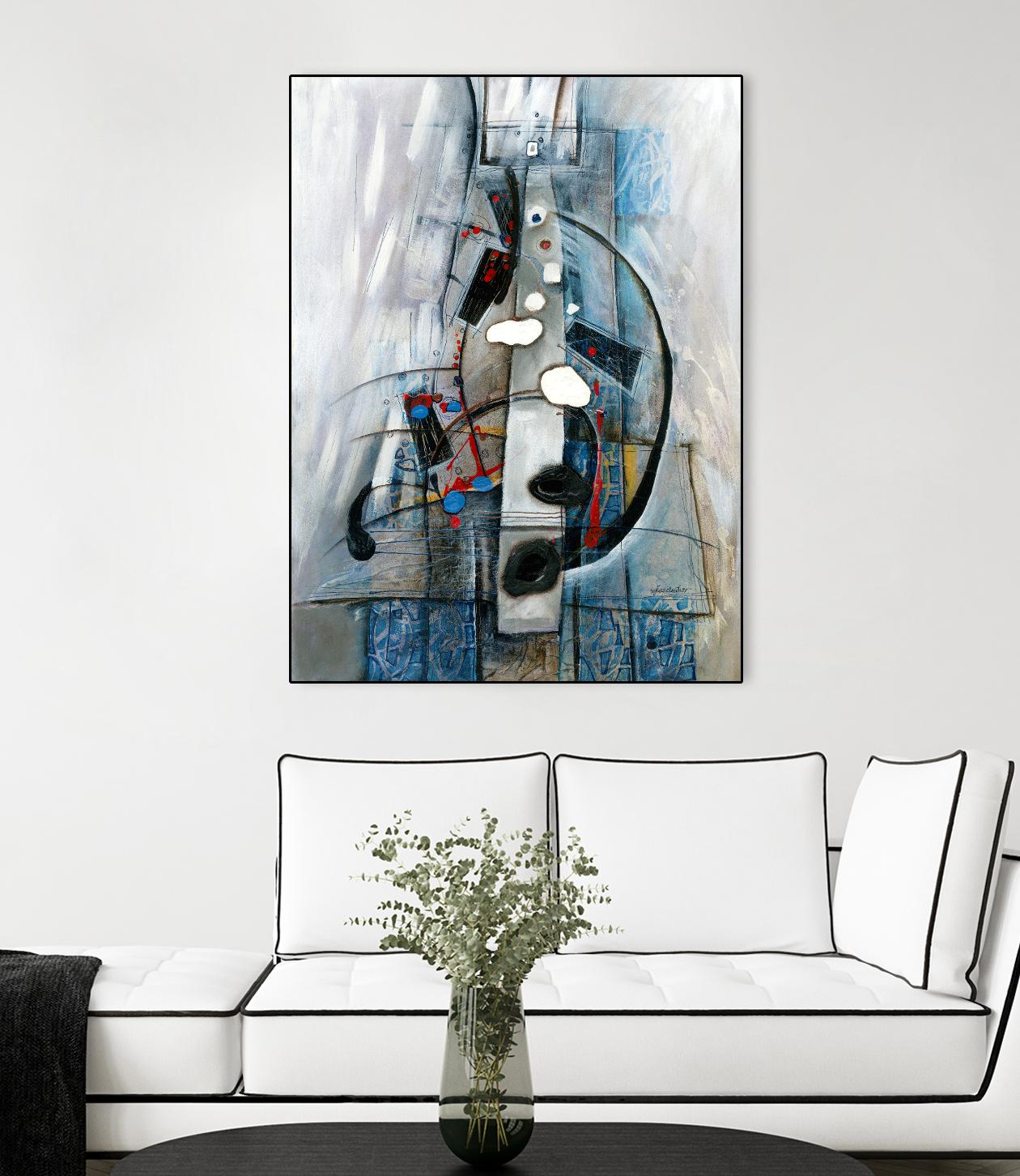 Tout de même inusité by Sylvie Cloutier on GIANT ART - black abstract