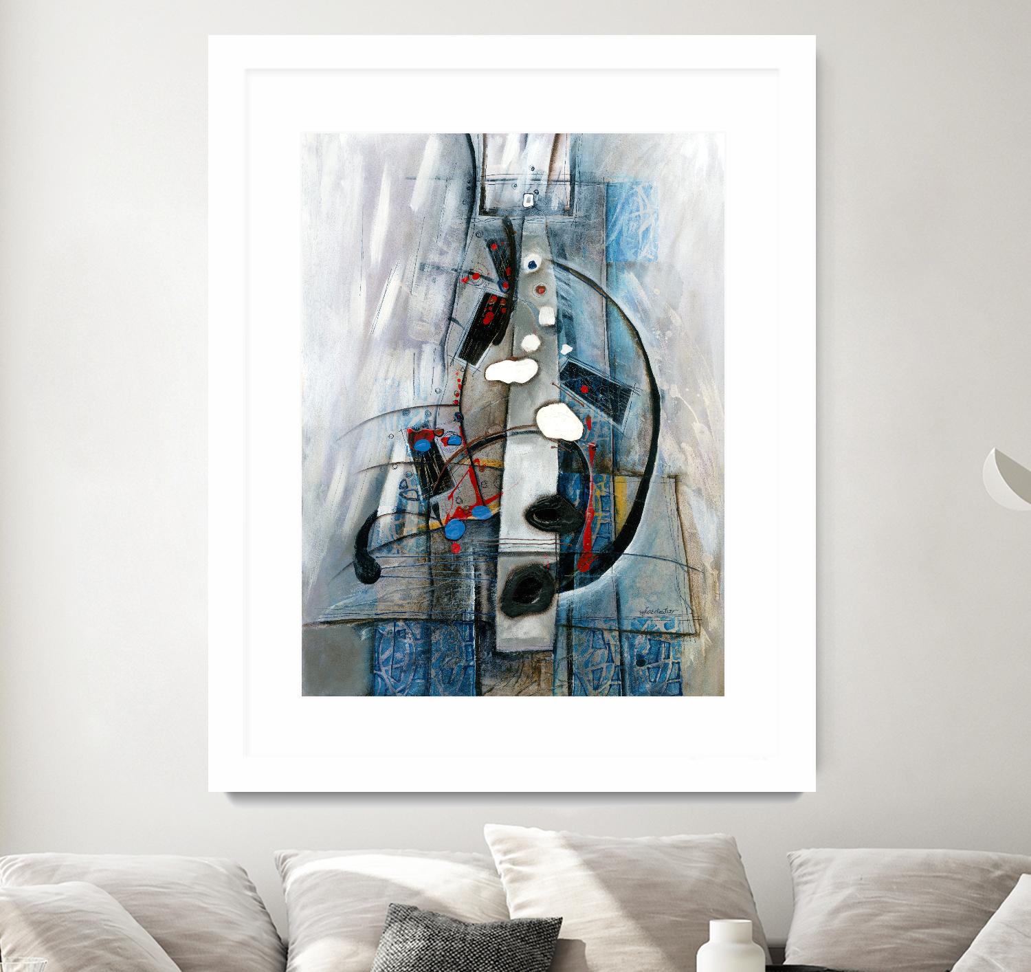 Tout de même inusité by Sylvie Cloutier on GIANT ART - black abstract