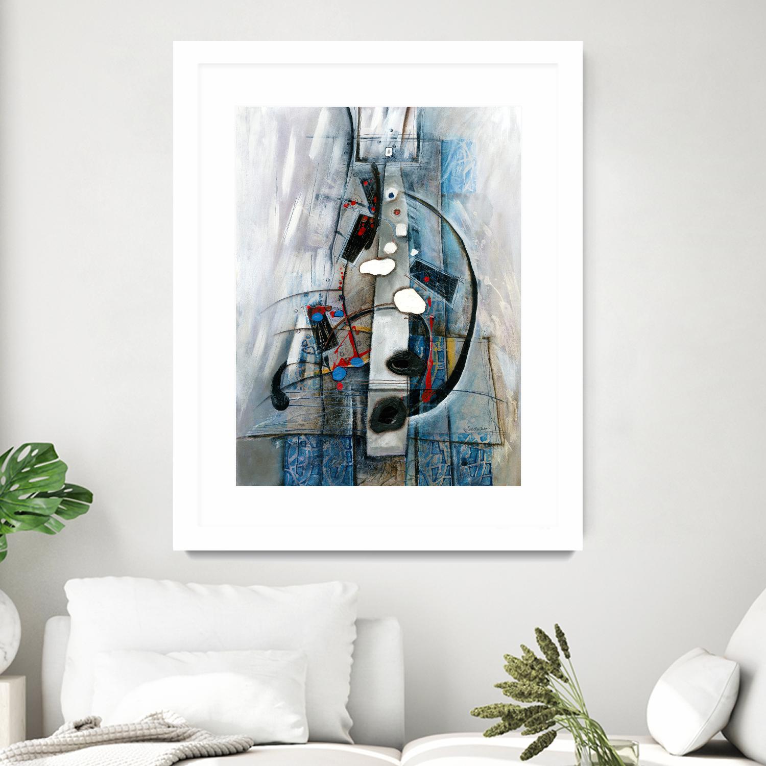 Tout de même inusité by Sylvie Cloutier on GIANT ART - black abstract