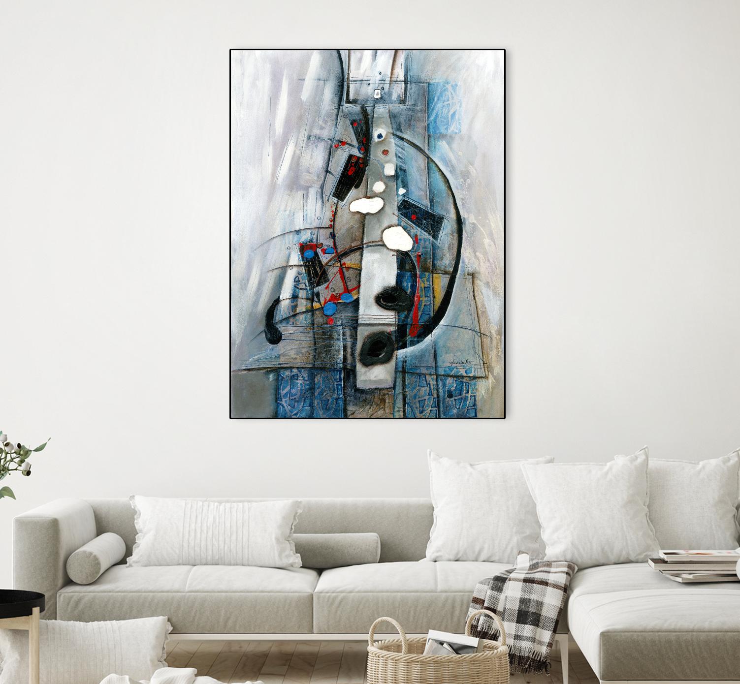 Tout de même inusité by Sylvie Cloutier on GIANT ART - black abstract