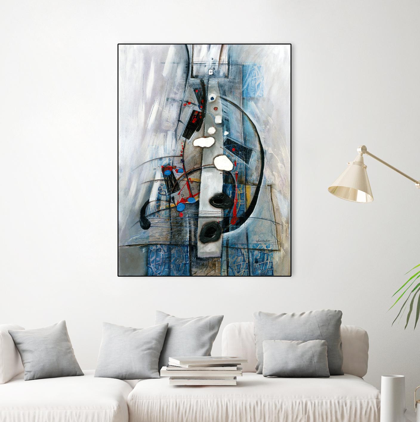 Tout de même inusité by Sylvie Cloutier on GIANT ART - black abstract