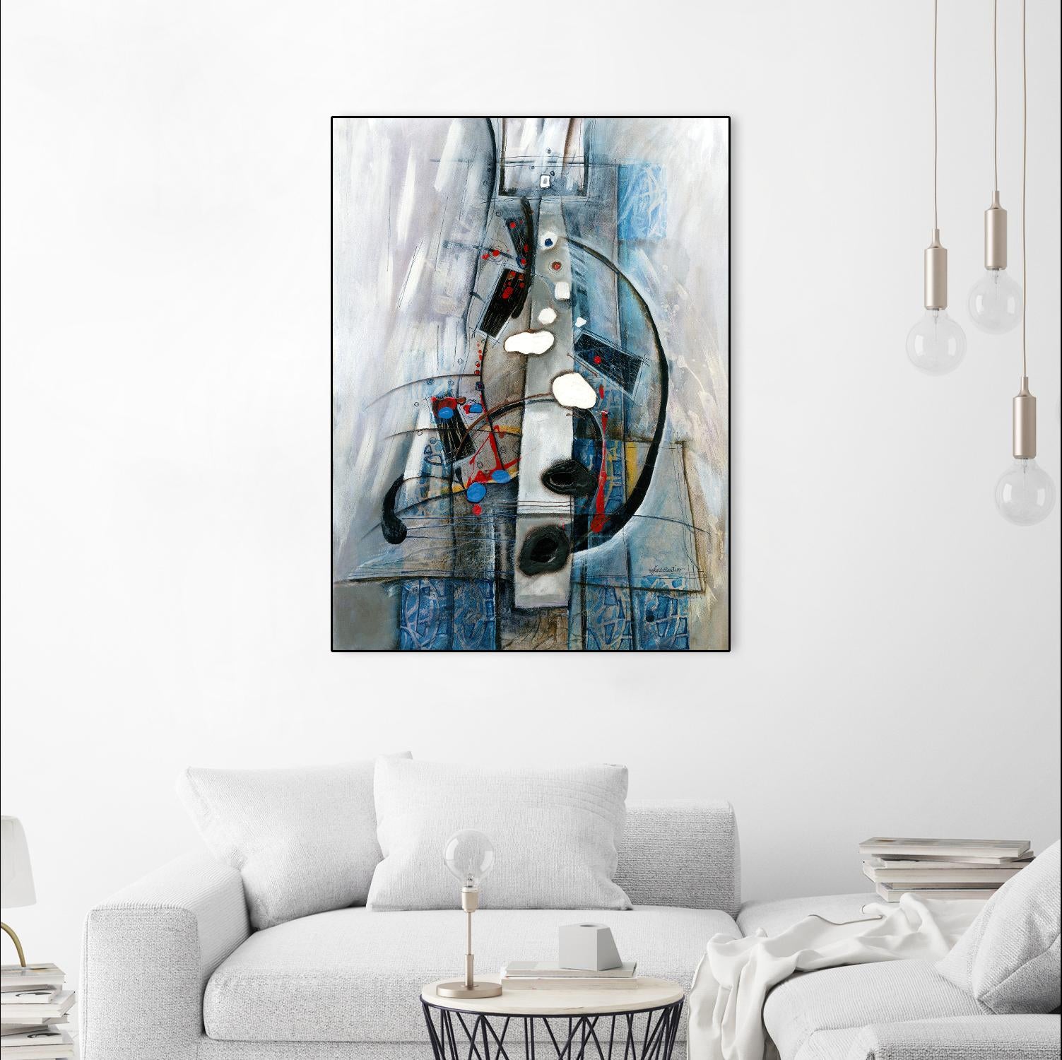 Tout de même inusité by Sylvie Cloutier on GIANT ART - black abstract