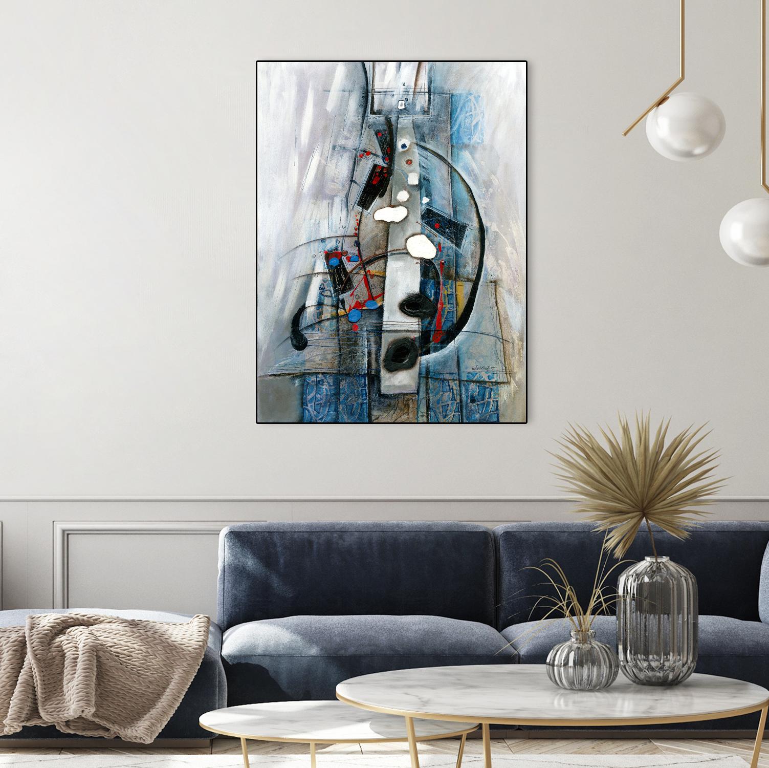 Tout de même inusité by Sylvie Cloutier on GIANT ART - black abstract