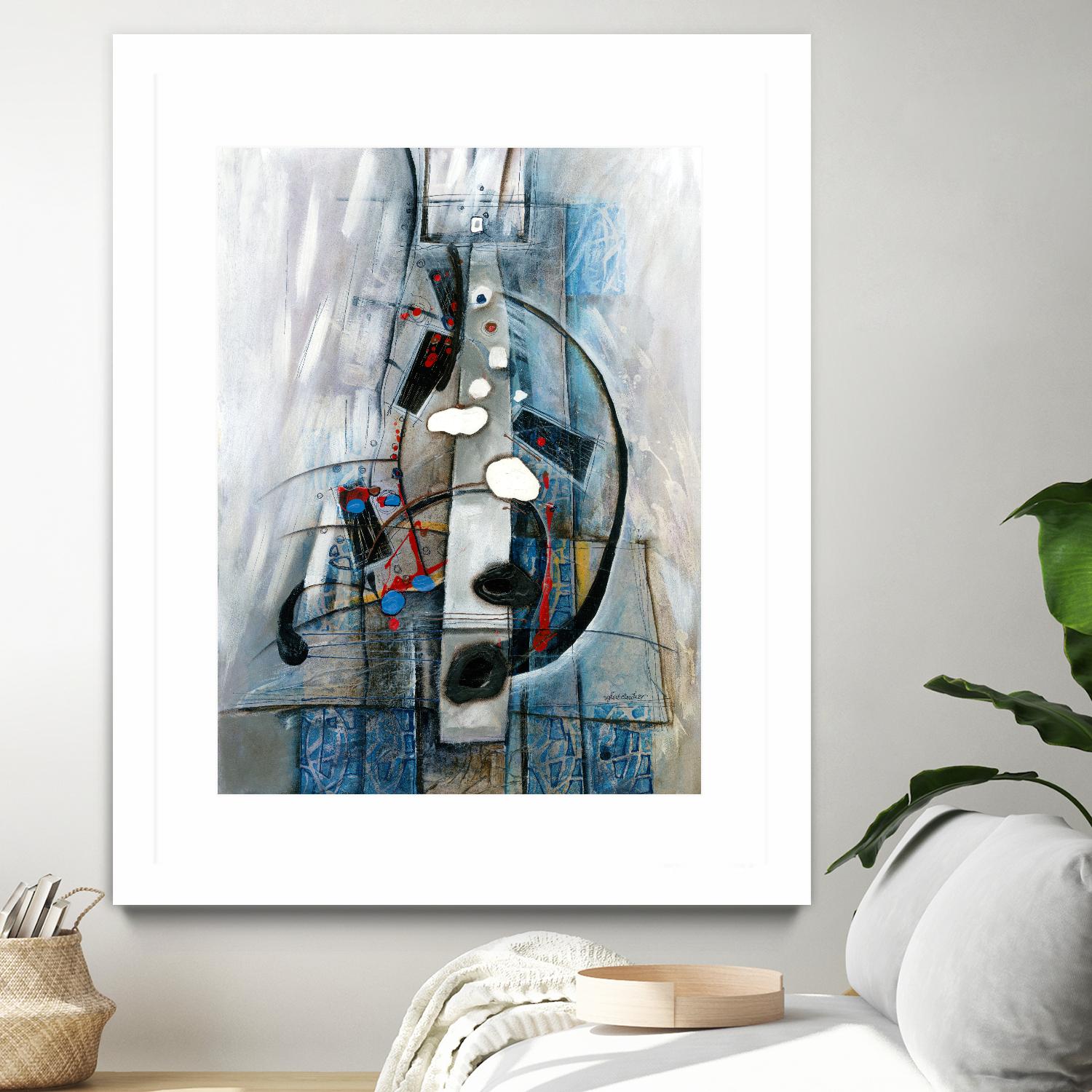 Tout de même inusité by Sylvie Cloutier on GIANT ART - black abstract