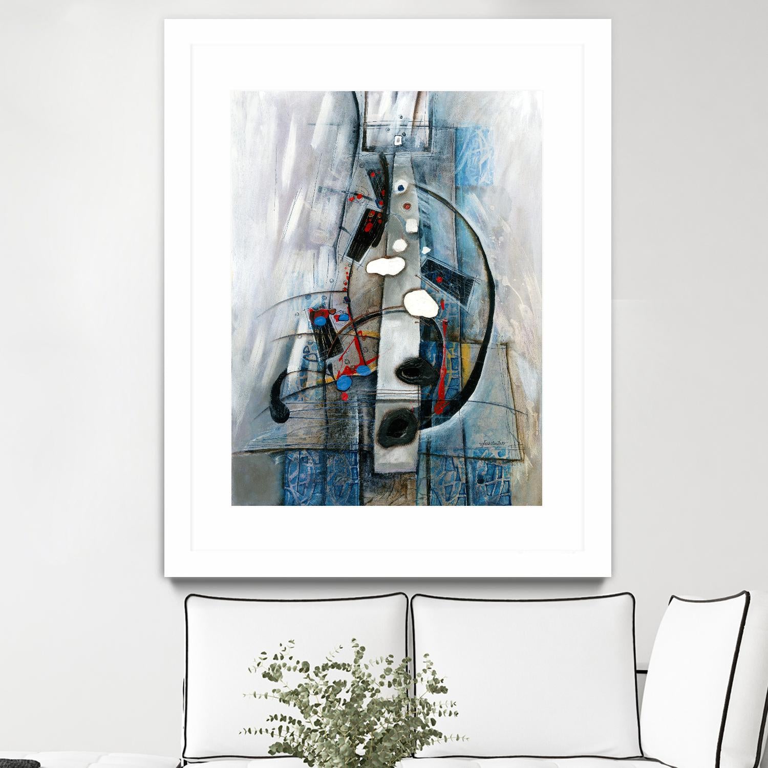 Tout de même inusité by Sylvie Cloutier on GIANT ART - black abstract