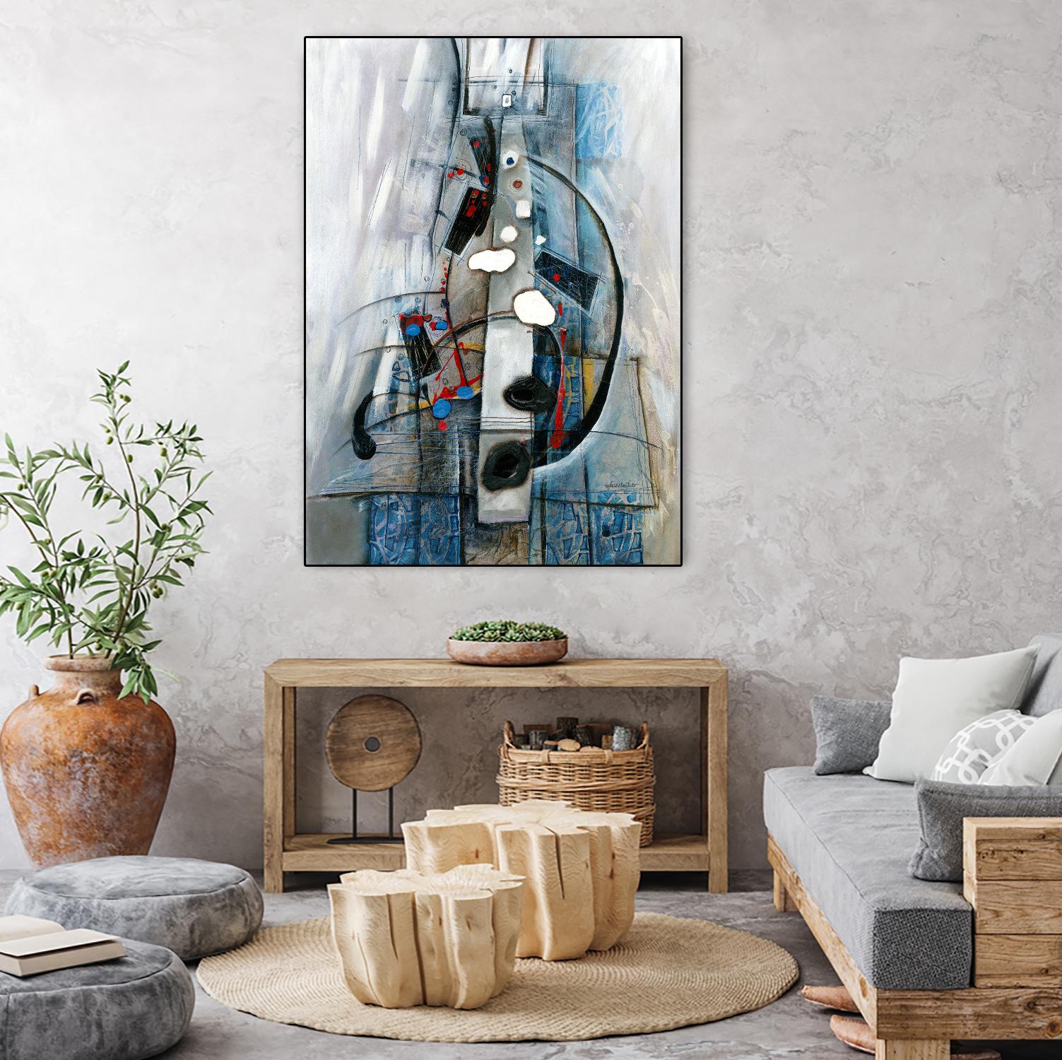 Tout de même inusité by Sylvie Cloutier on GIANT ART - black abstract