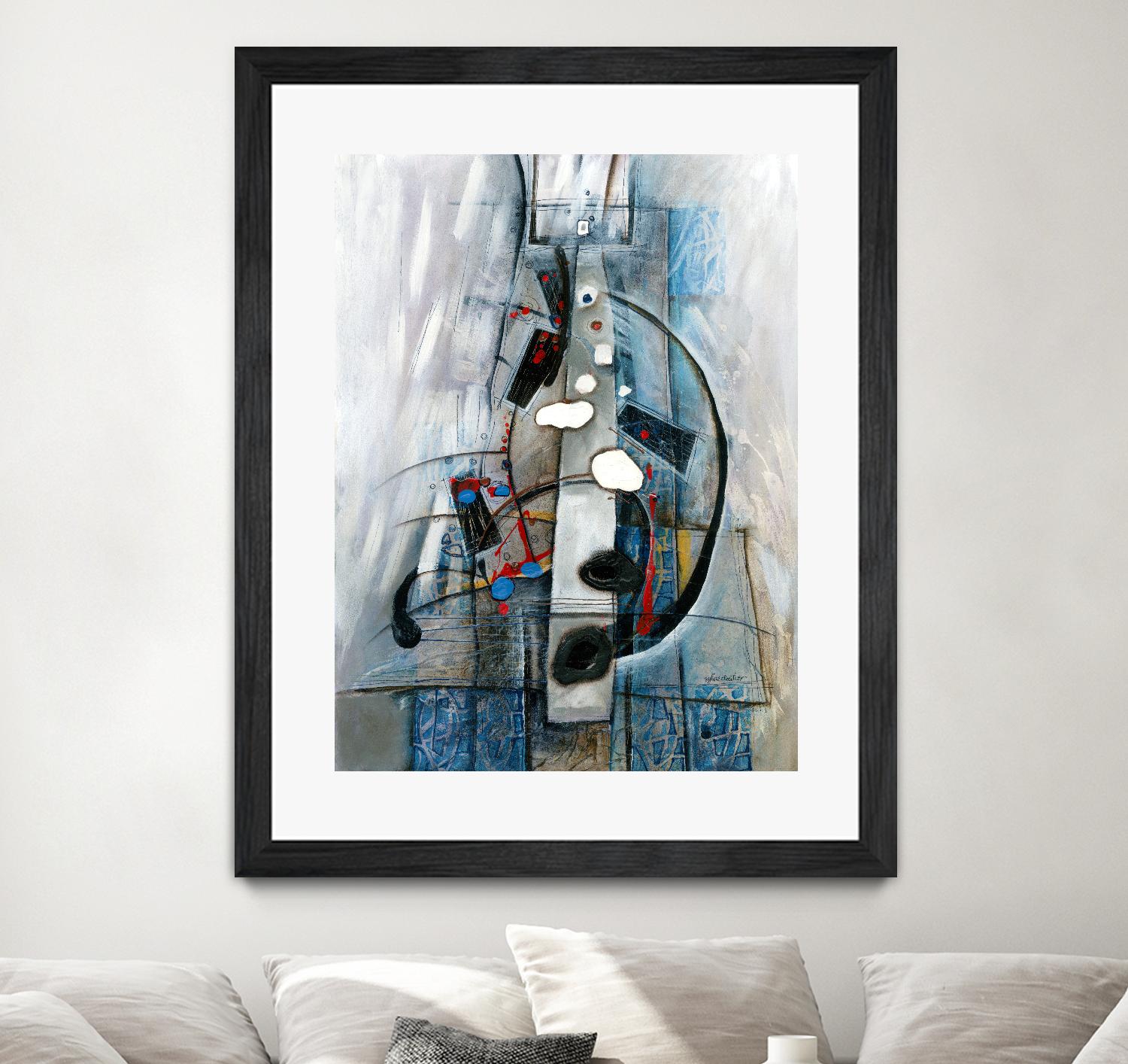 Tout de même inusité by Sylvie Cloutier on GIANT ART - black abstract