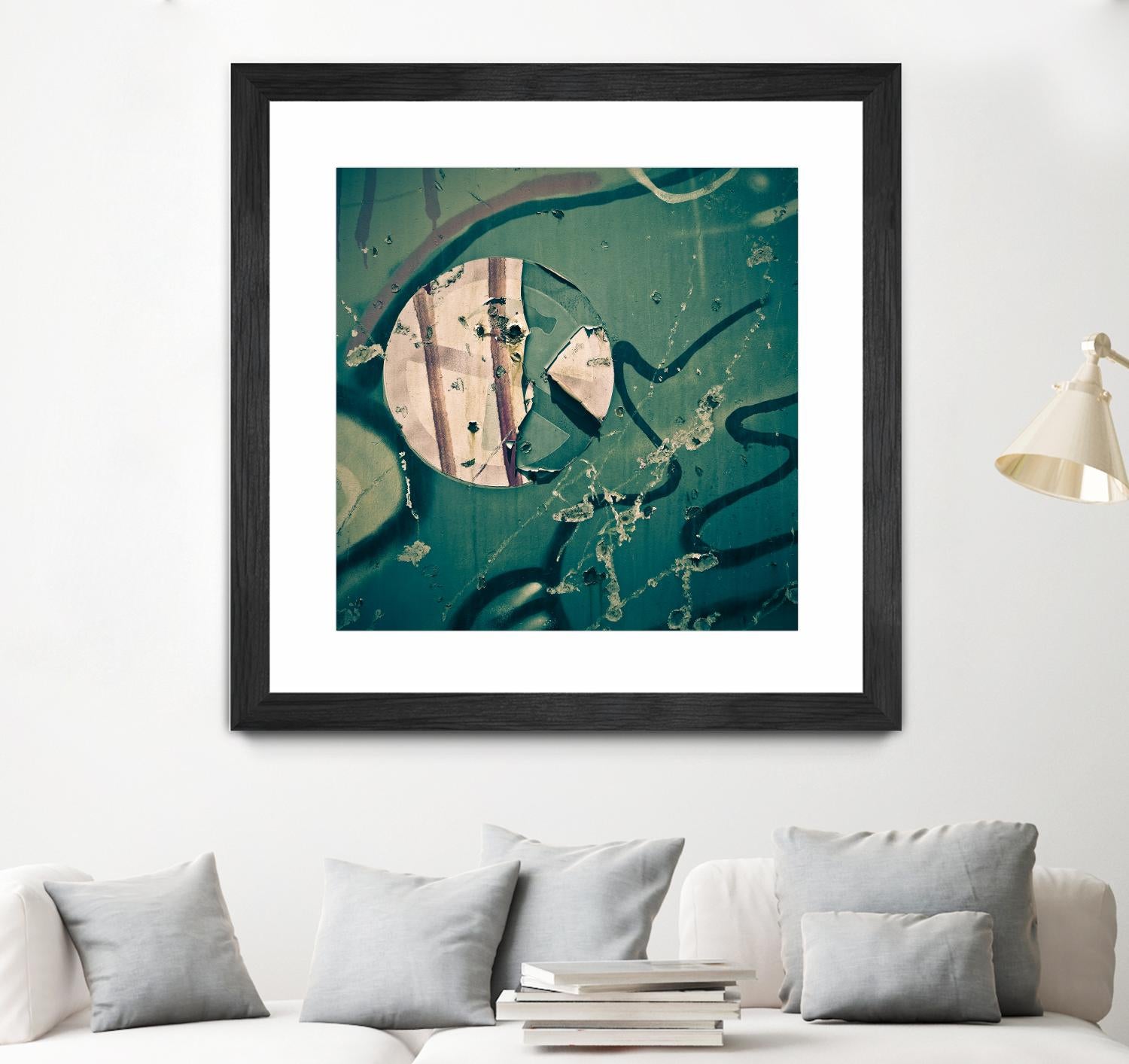 Contrast in Metal III by Jean-François Dupuis on GIANT ART - pink abstract rust