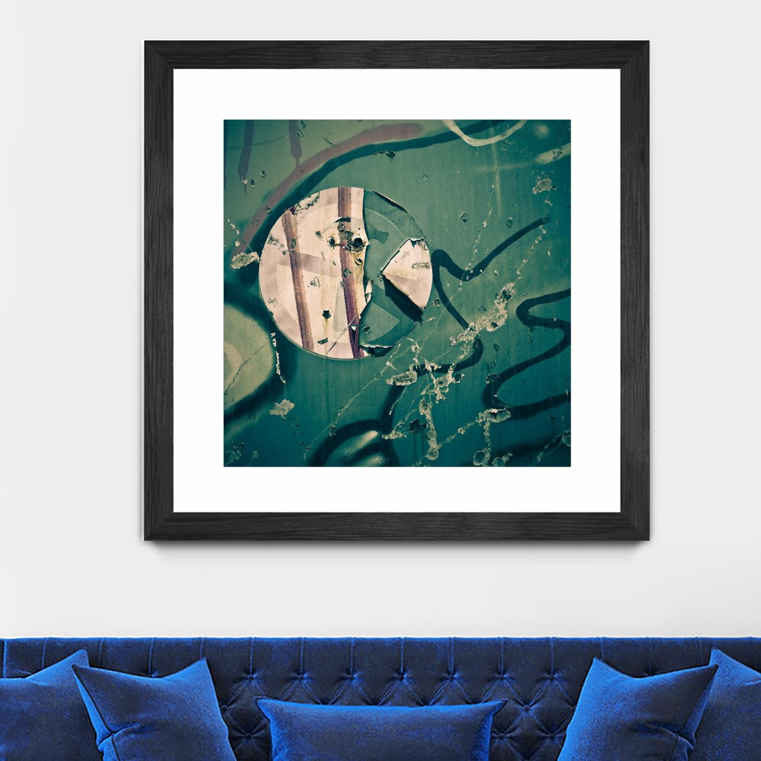 Contrast in Metal III by Jean-François Dupuis on GIANT ART - pink abstract rust