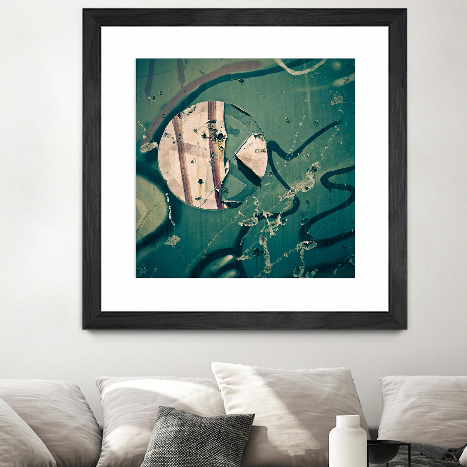 Contrast in Metal III by Jean-François Dupuis on GIANT ART - pink abstract rust