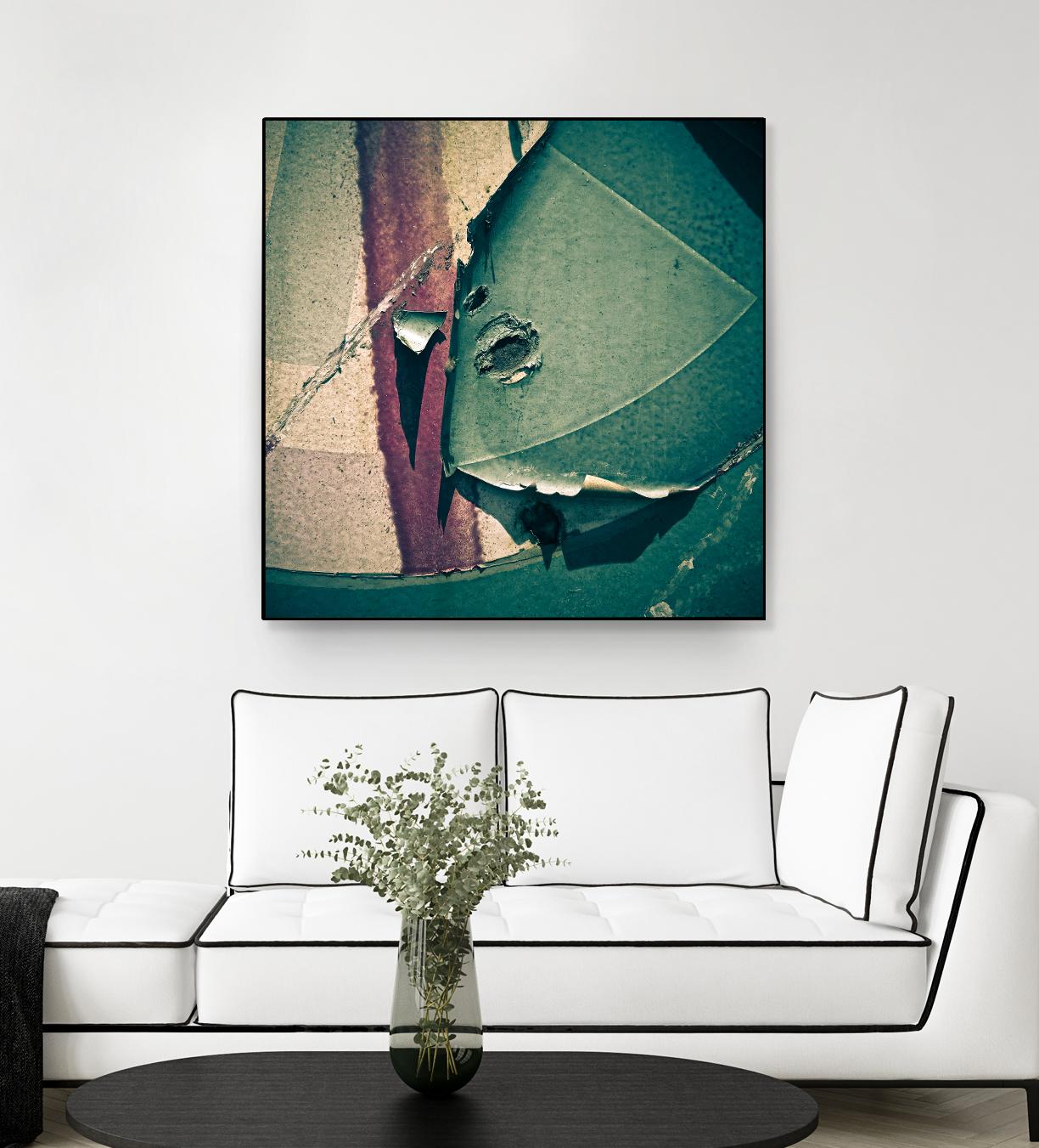 Contrast in Metal IV by Jean-François Dupuis on GIANT ART - pink photo art rust