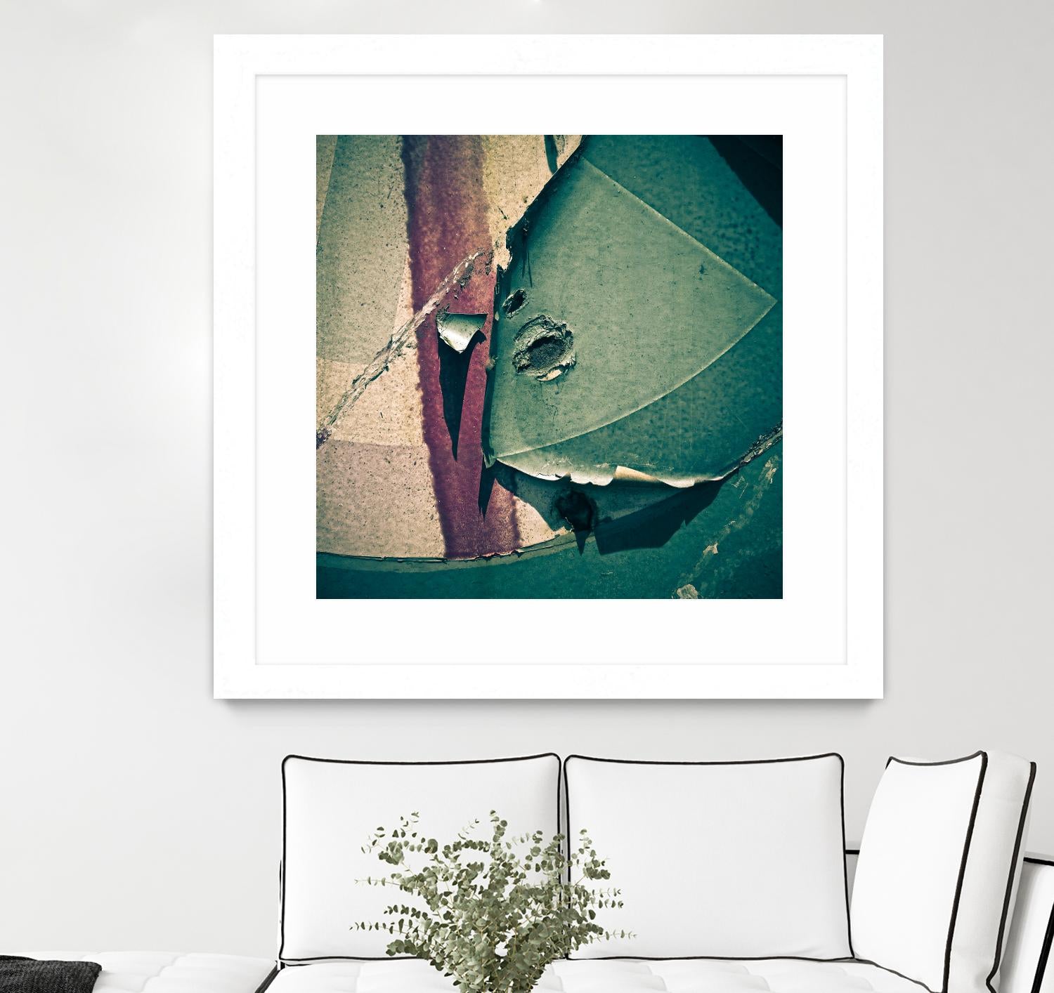 Contrast in Metal IV by Jean-François Dupuis on GIANT ART - pink photo art rust