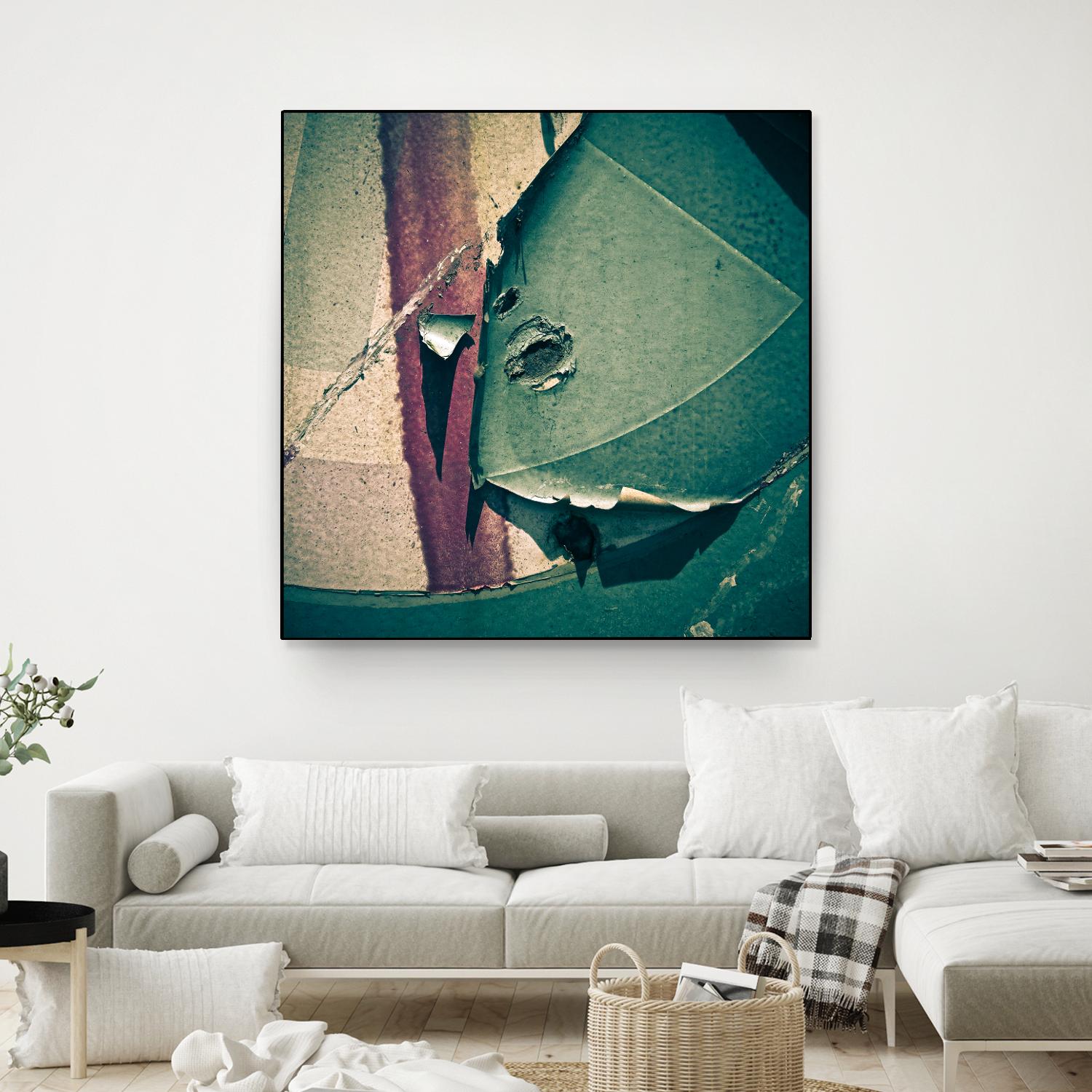 Contrast in Metal IV by Jean-François Dupuis on GIANT ART - pink photo art rust