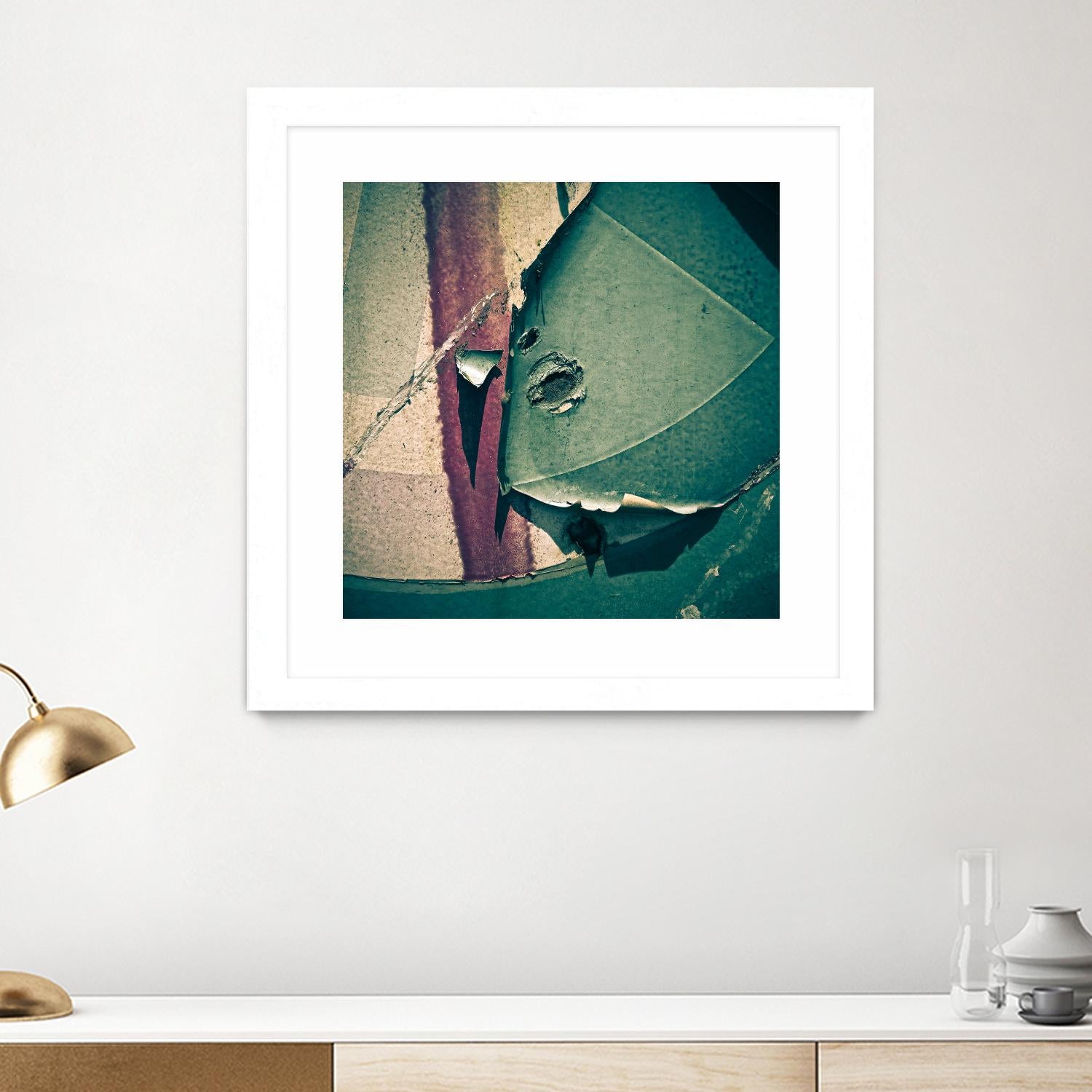 Contrast in Metal IV by Jean-François Dupuis on GIANT ART - pink photo art rust