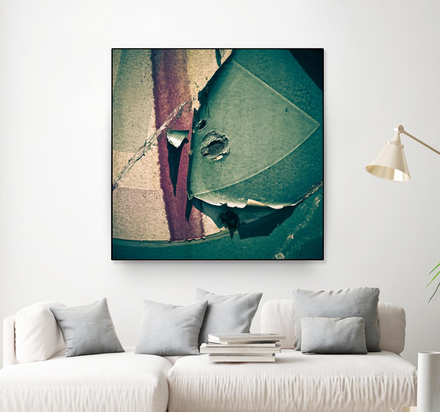 Contrast in Metal IV by Jean-François Dupuis on GIANT ART - pink photo art rust