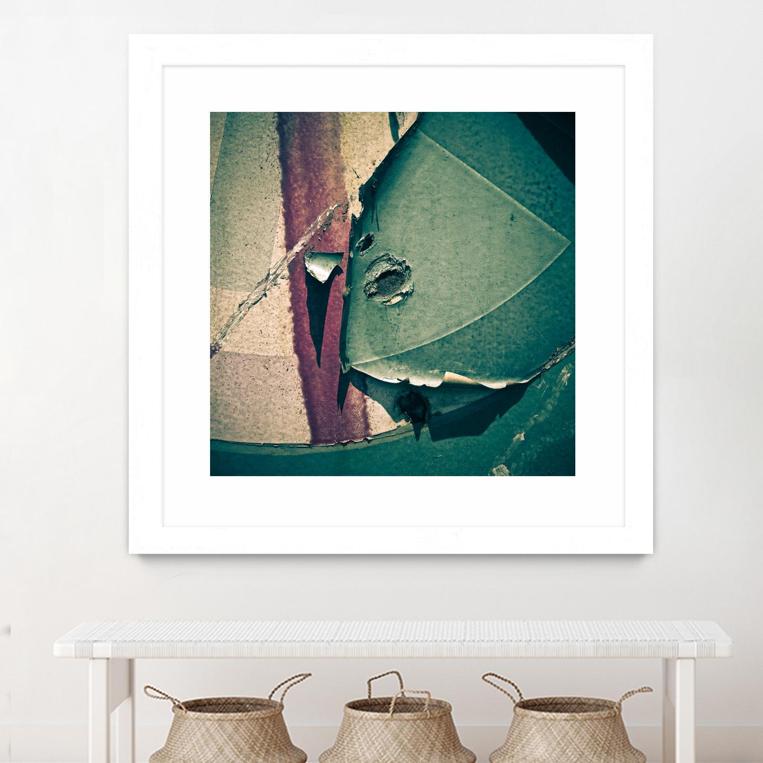 Contrast in Metal IV by Jean-François Dupuis on GIANT ART - pink photo art rust