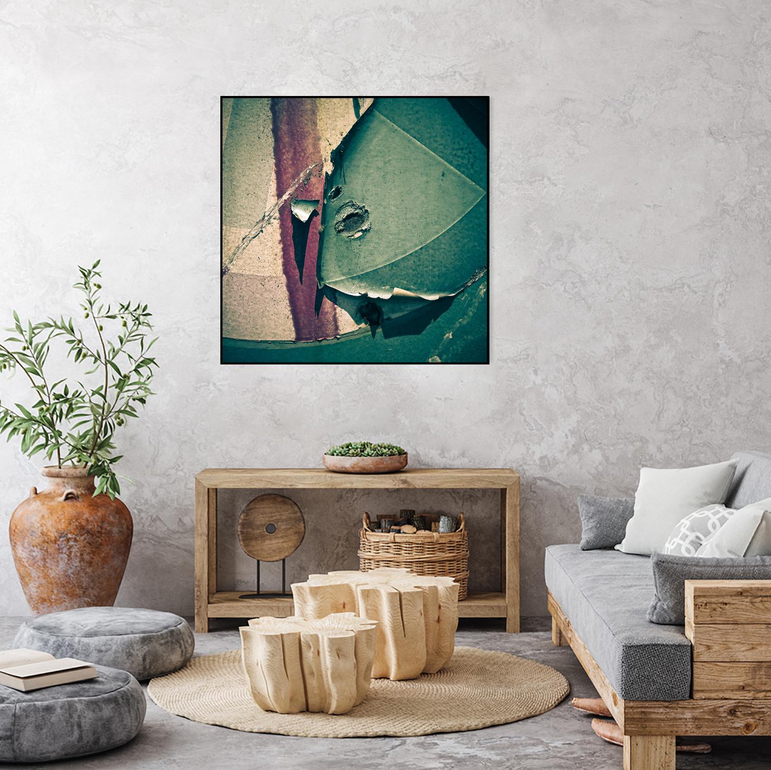 Contrast in Metal IV by Jean-François Dupuis on GIANT ART - pink photo art rust