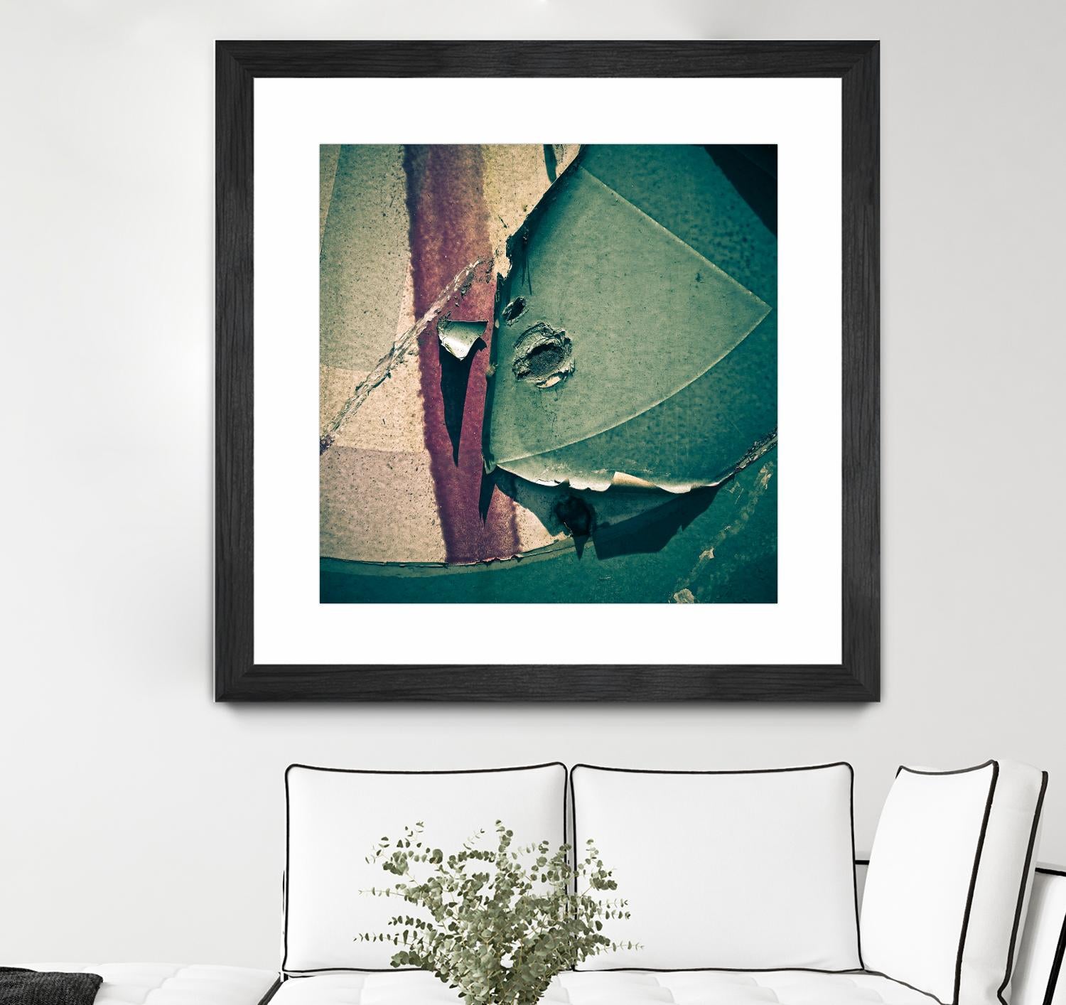 Contrast in Metal IV by Jean-François Dupuis on GIANT ART - pink photo art rust