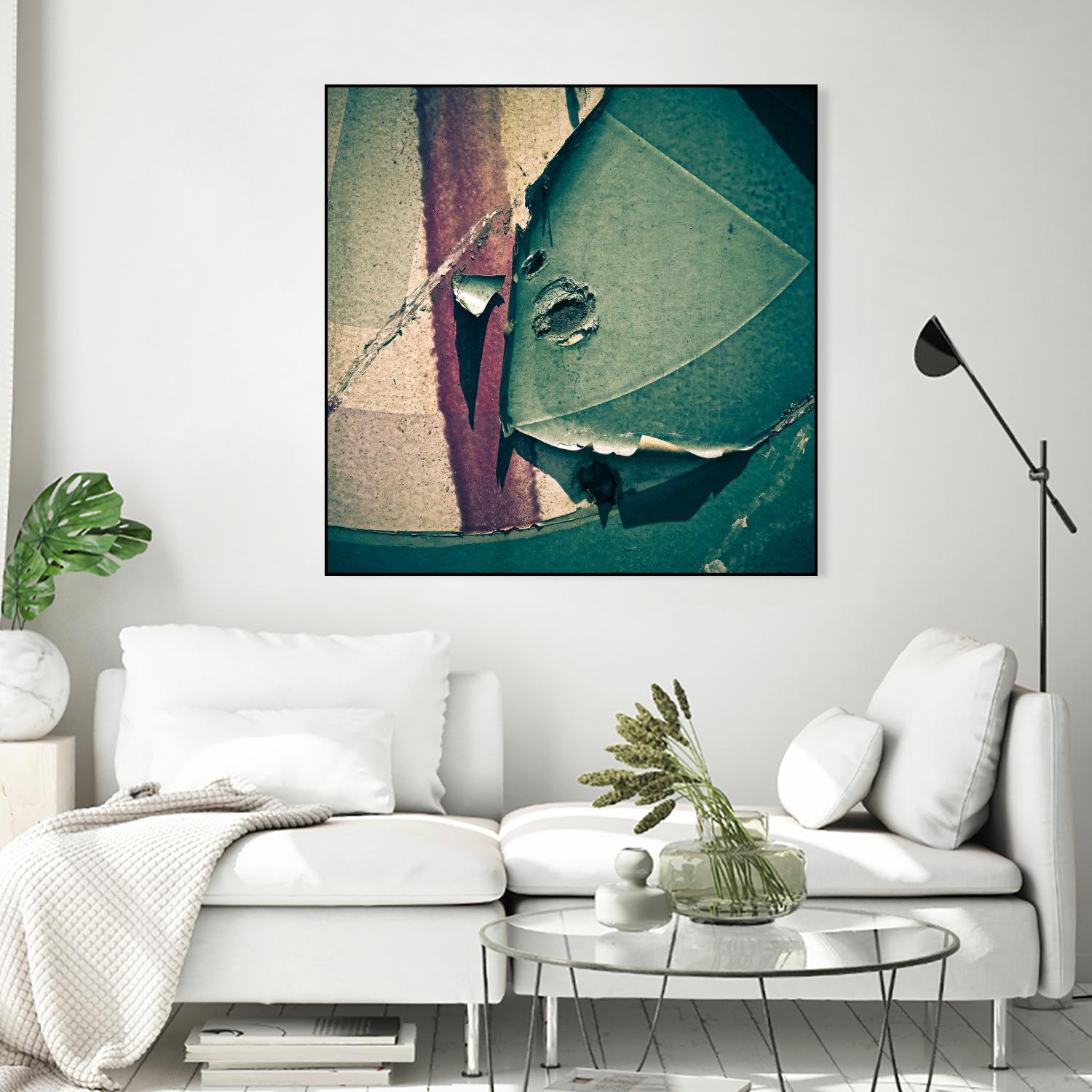 Contrast in Metal IV by Jean-François Dupuis on GIANT ART - pink photo art rust