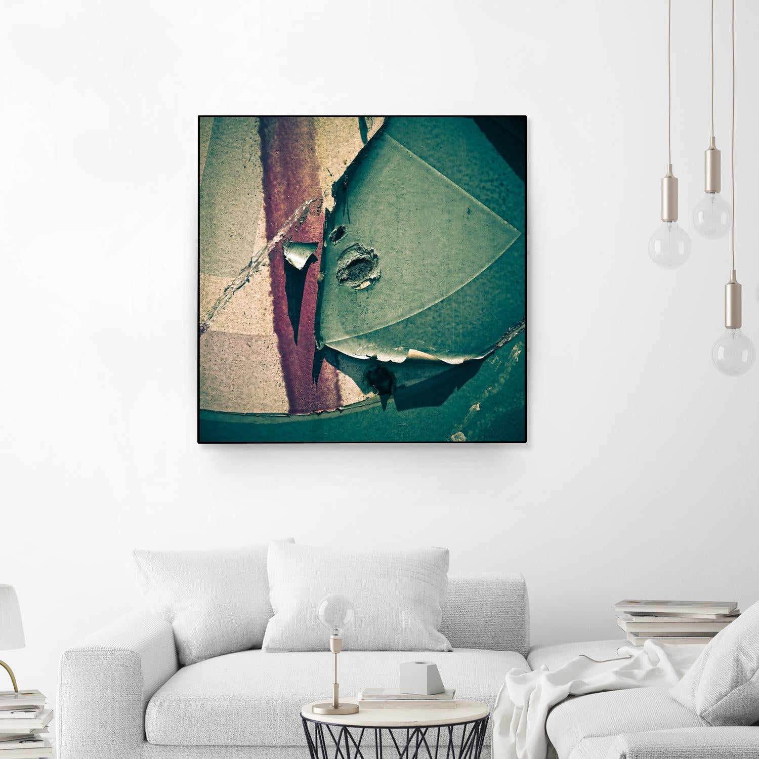 Contrast in Metal IV by Jean-François Dupuis on GIANT ART - pink photo art rust