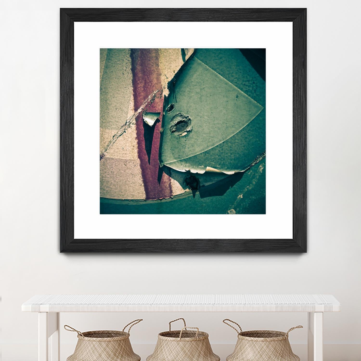 Contrast in Metal IV by Jean-François Dupuis on GIANT ART - pink photo art rust