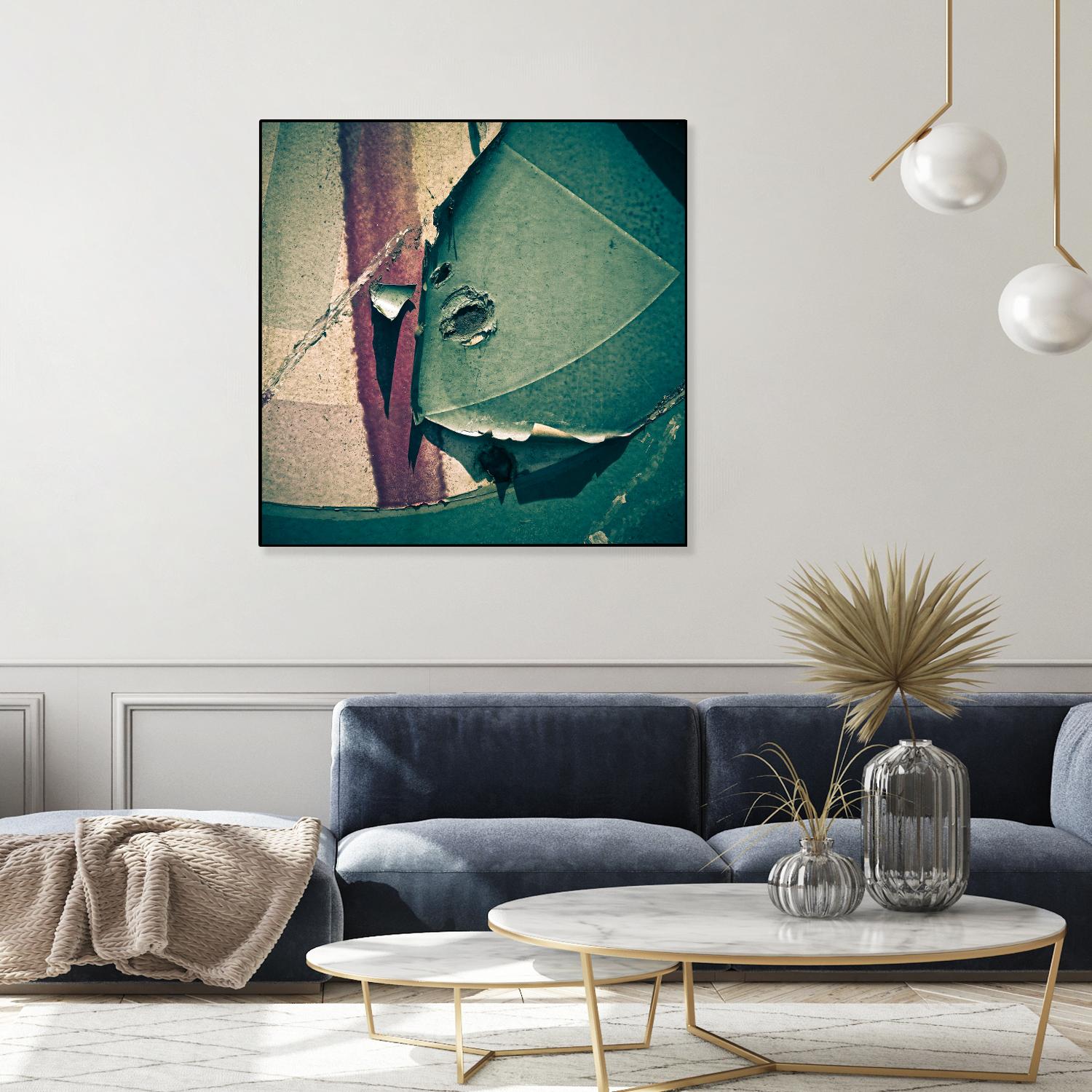 Contrast in Metal IV by Jean-François Dupuis on GIANT ART - pink photo art rust