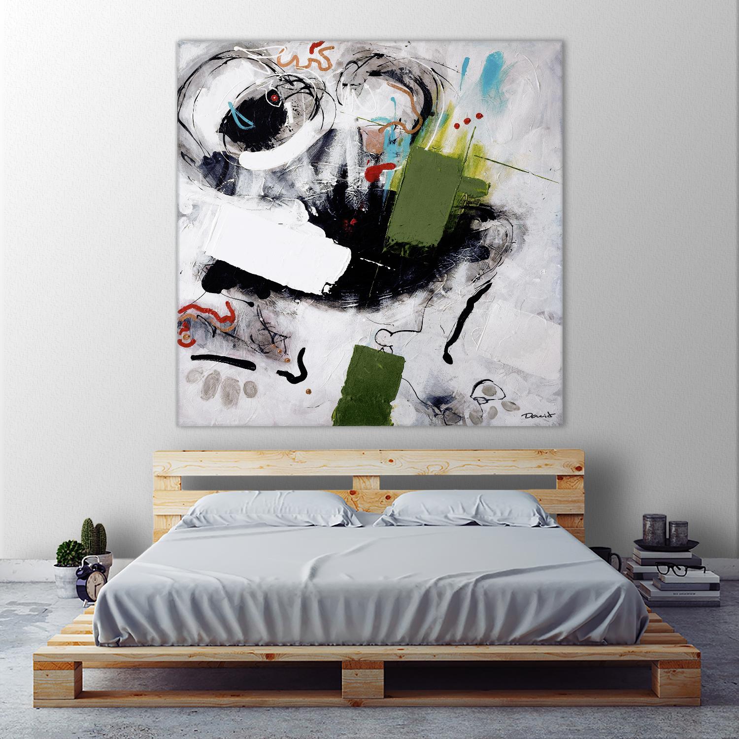 Kérouac by Pierre David on GIANT ART - green abstract