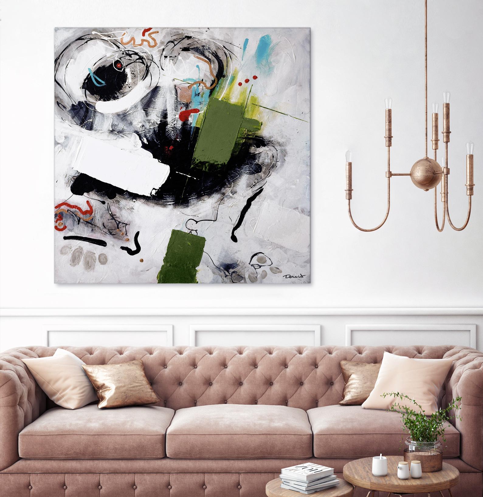 Kérouac by Pierre David on GIANT ART - green abstract