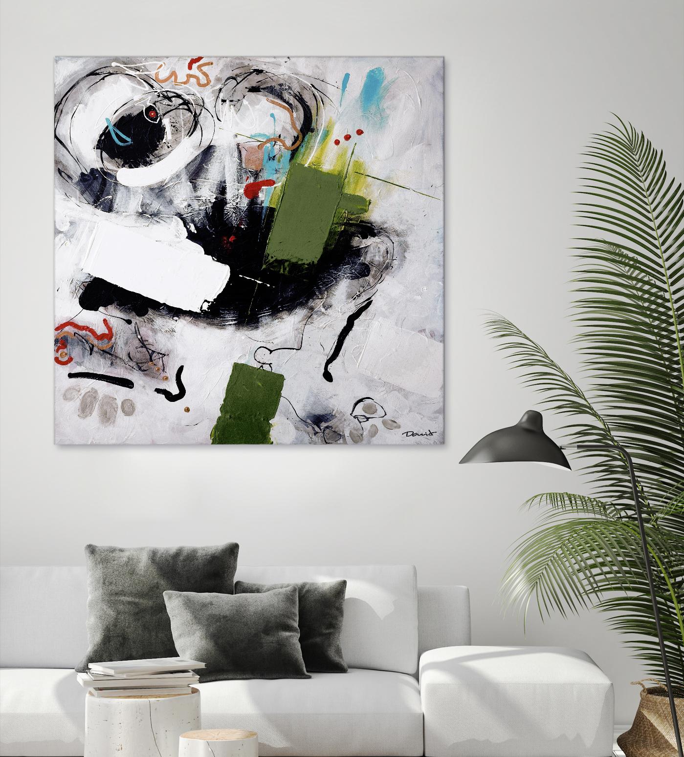 Kérouac by Pierre David on GIANT ART - green abstract