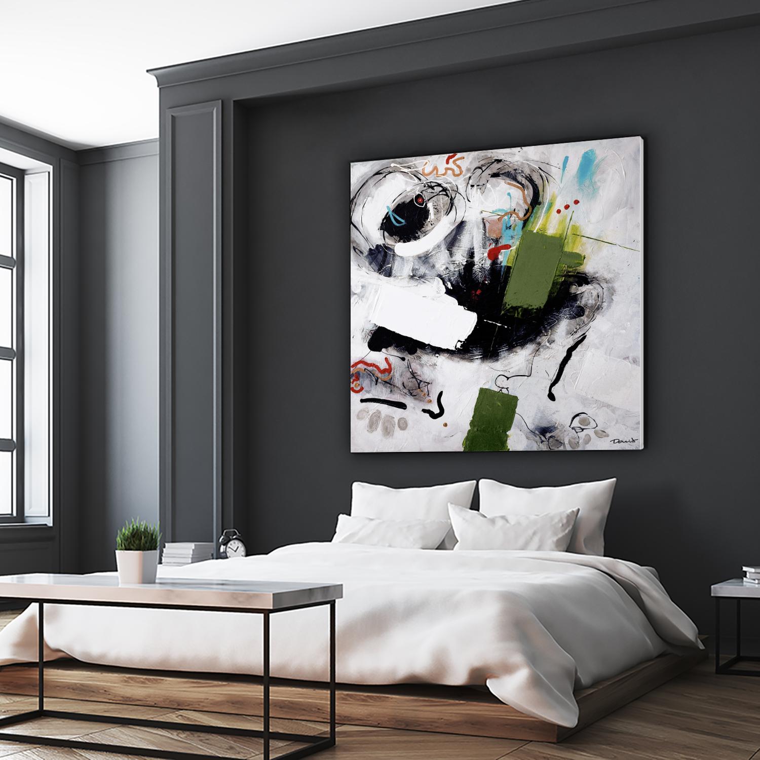 Kérouac by Pierre David on GIANT ART - green abstract