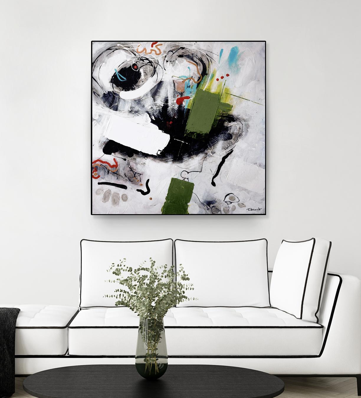 Kérouac by Pierre David on GIANT ART - green abstract