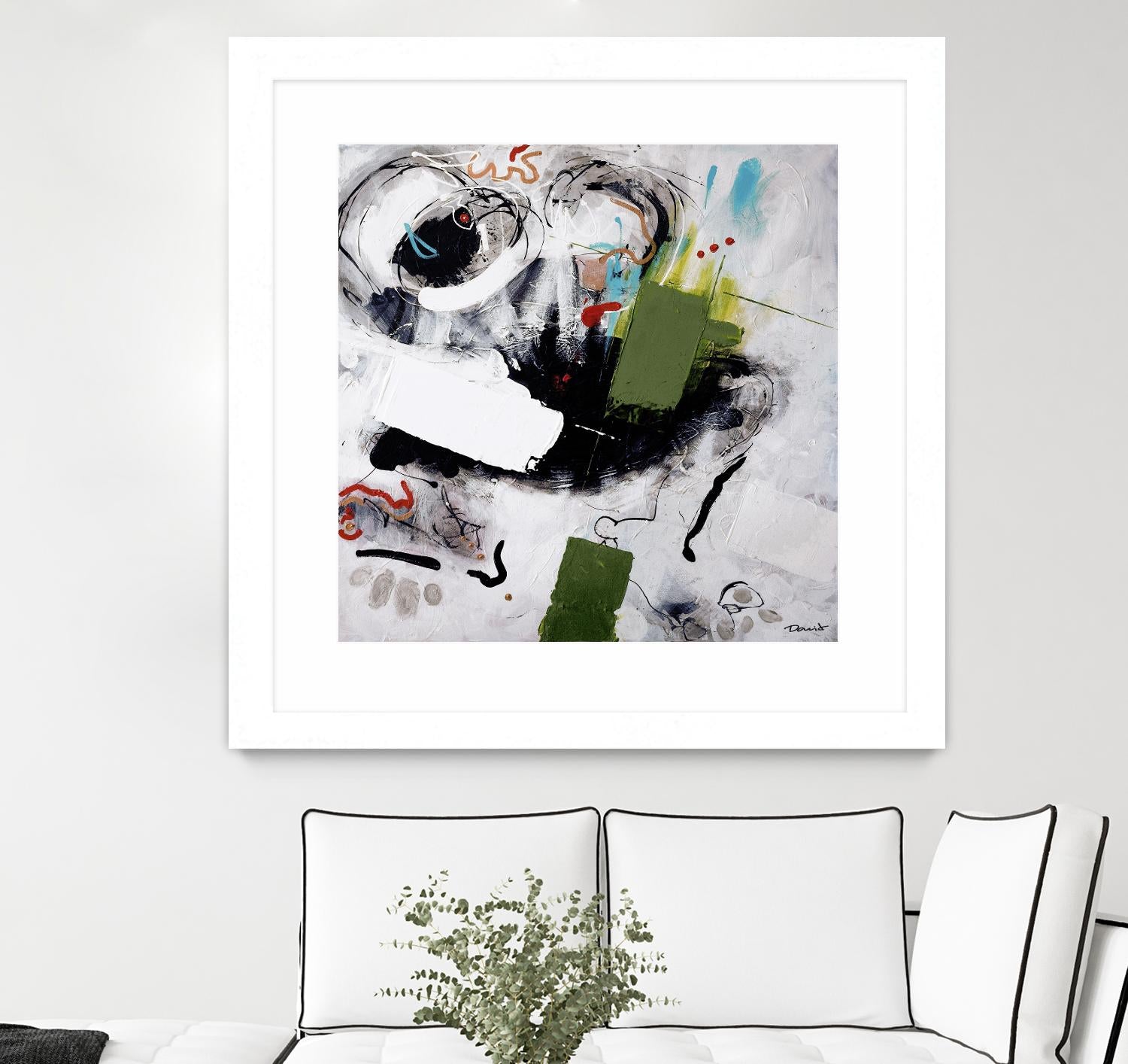 Kérouac by Pierre David on GIANT ART - green abstract