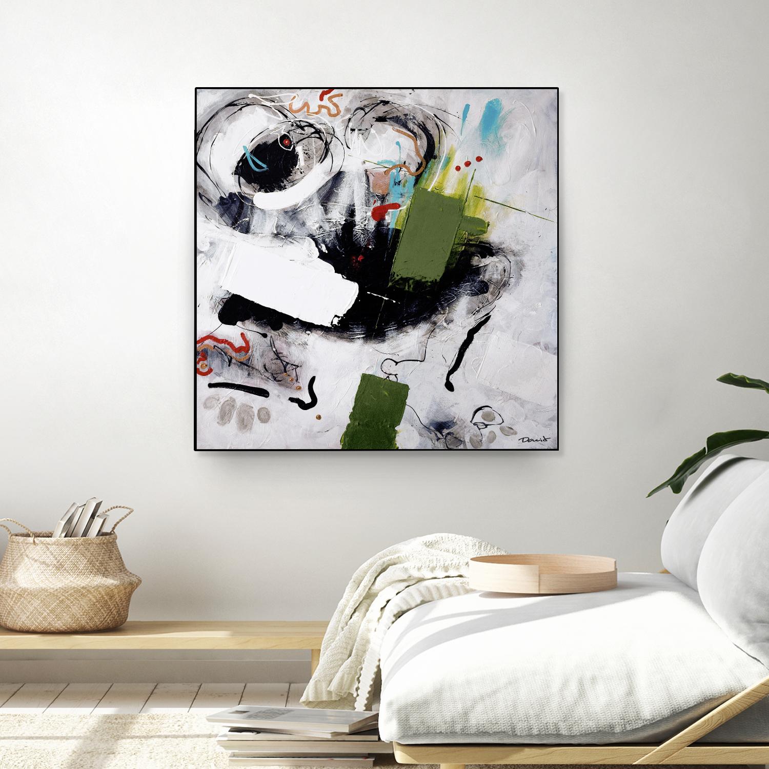 Kérouac by Pierre David on GIANT ART - green abstract