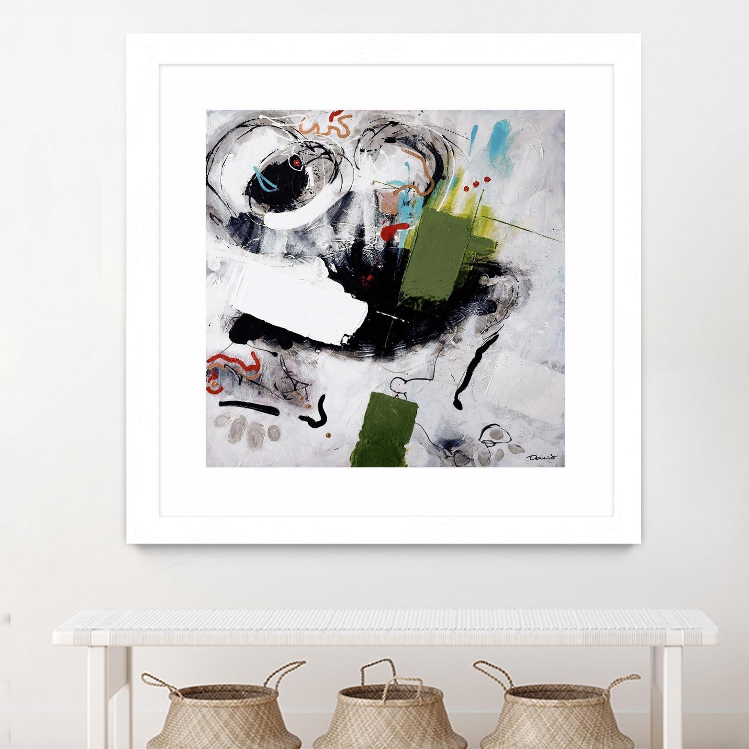 Kérouac by Pierre David on GIANT ART - green abstract