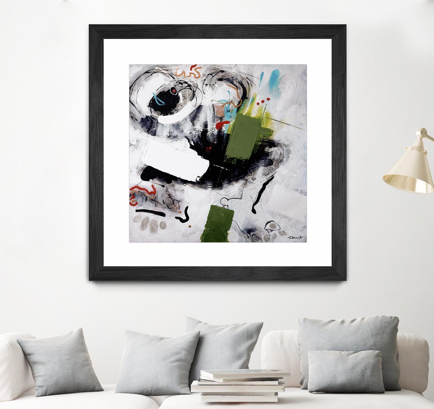 Kérouac by Pierre David on GIANT ART - green abstract