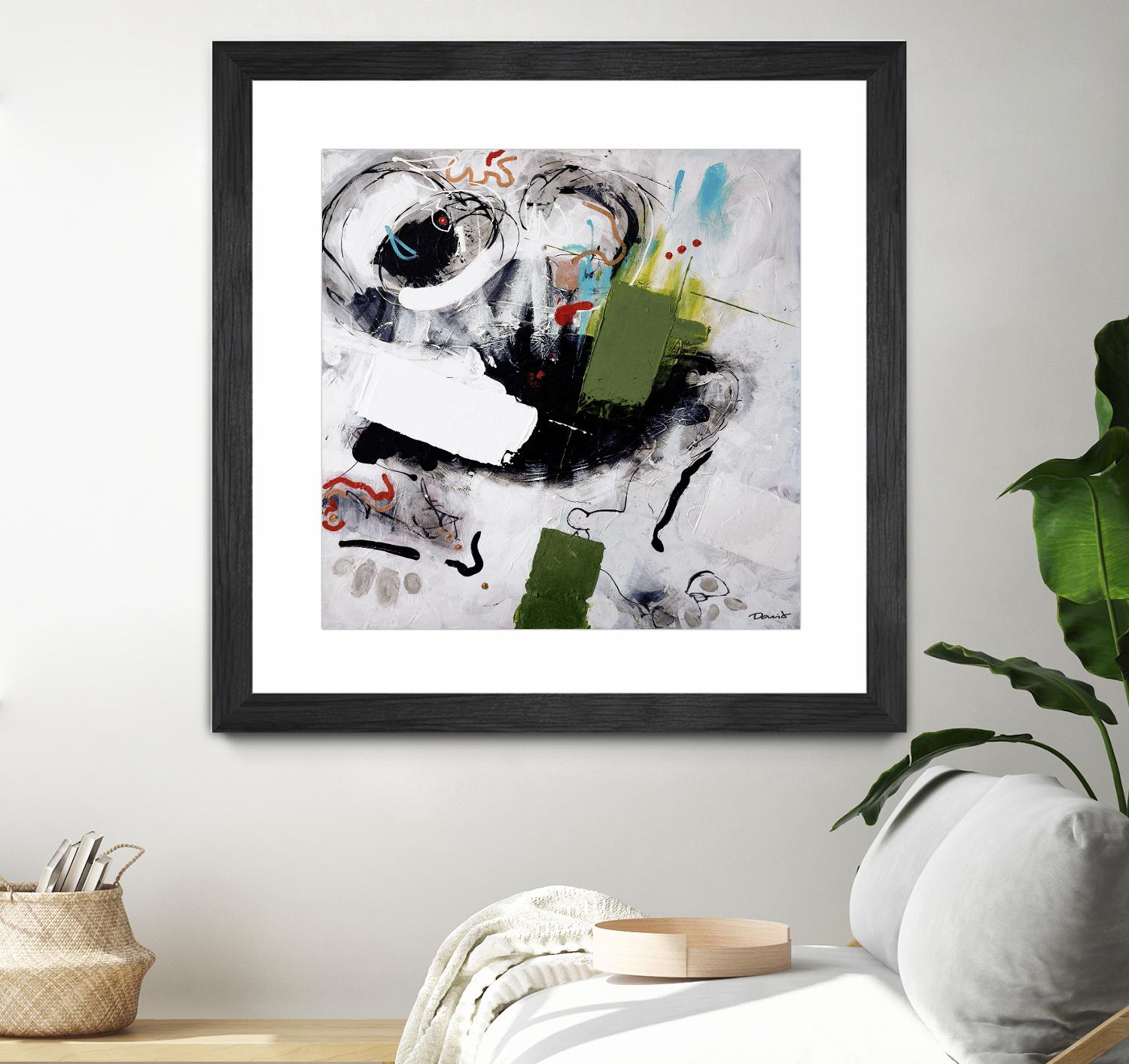 Kérouac by Pierre David on GIANT ART - green abstract