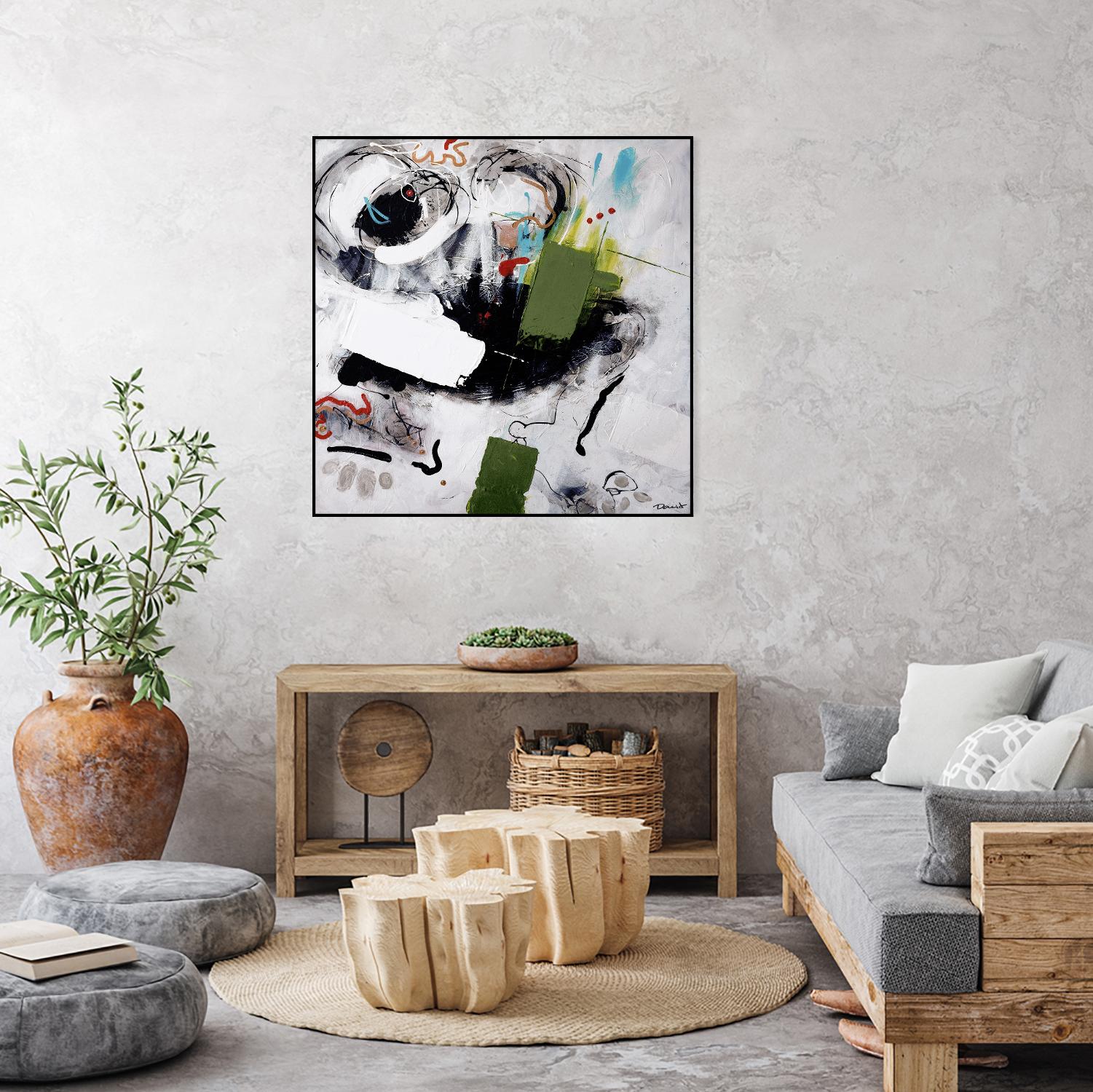 Kérouac by Pierre David on GIANT ART - green abstract